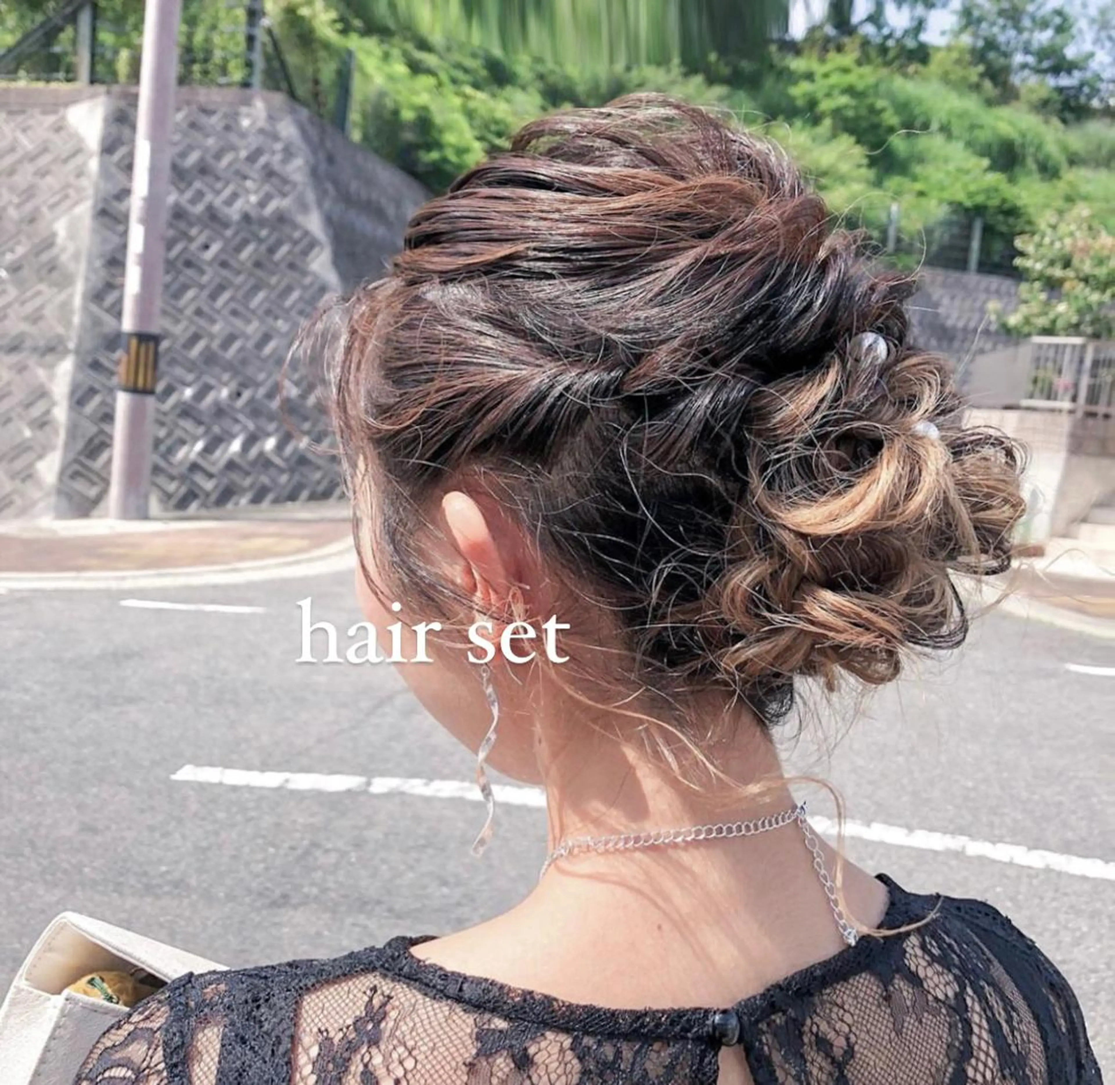 🌷結婚式お呼ばれヘアセット🌷の写真
