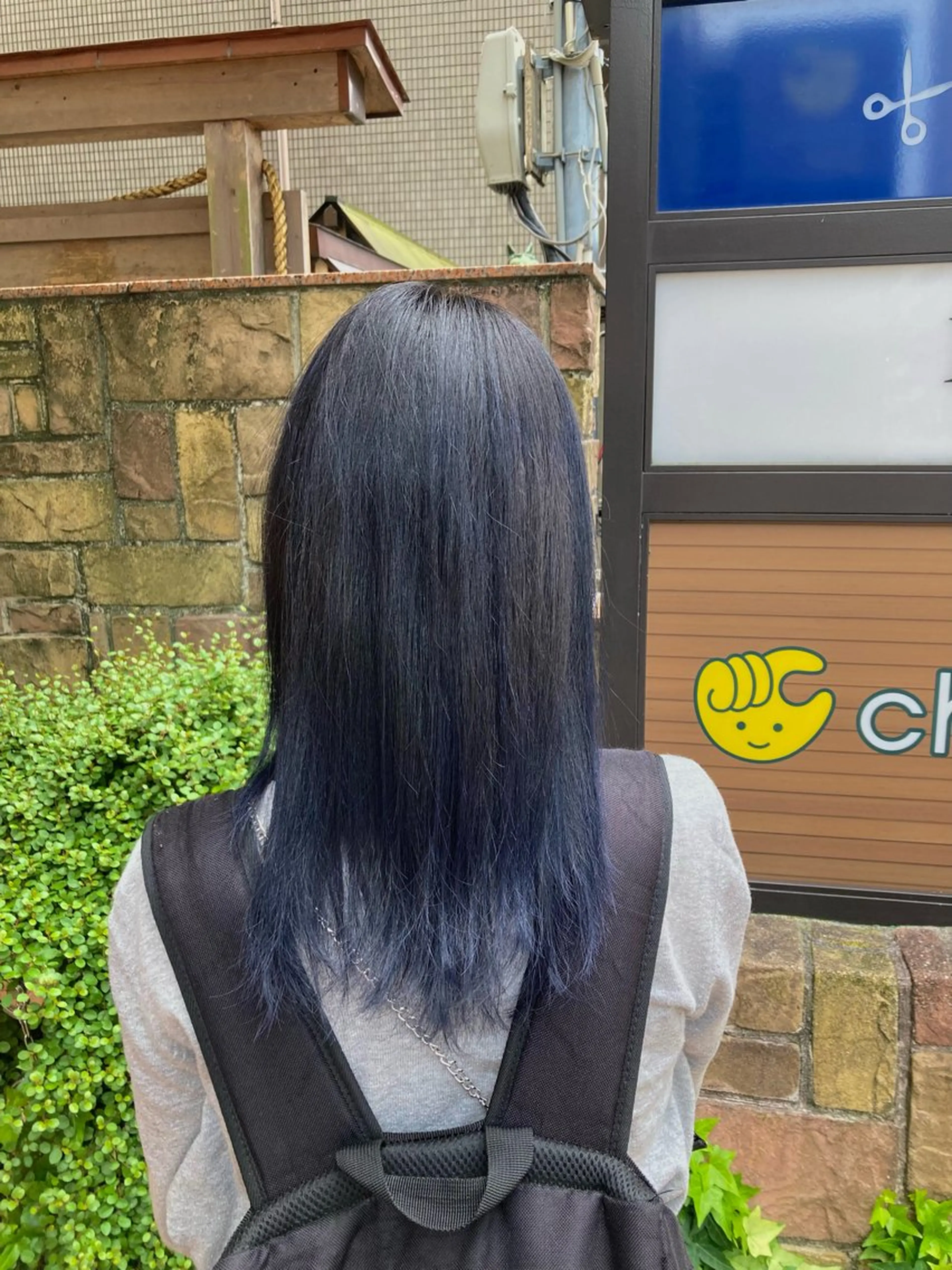 カラー ブルーカラー 加茂野 緑のヘアスタイル