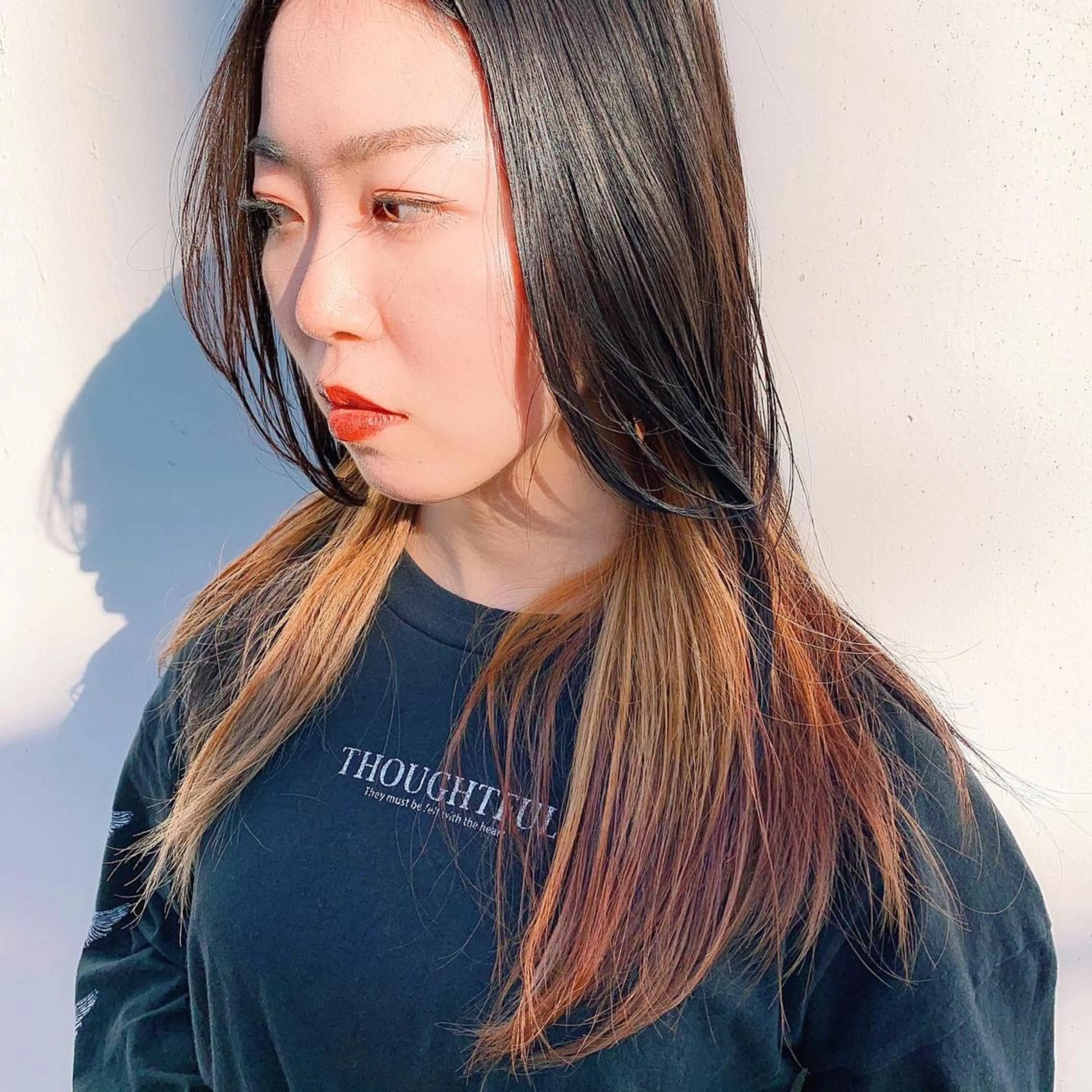 ロング カラー CODE.LINE所属・中川 竜誠のヘアスタイル