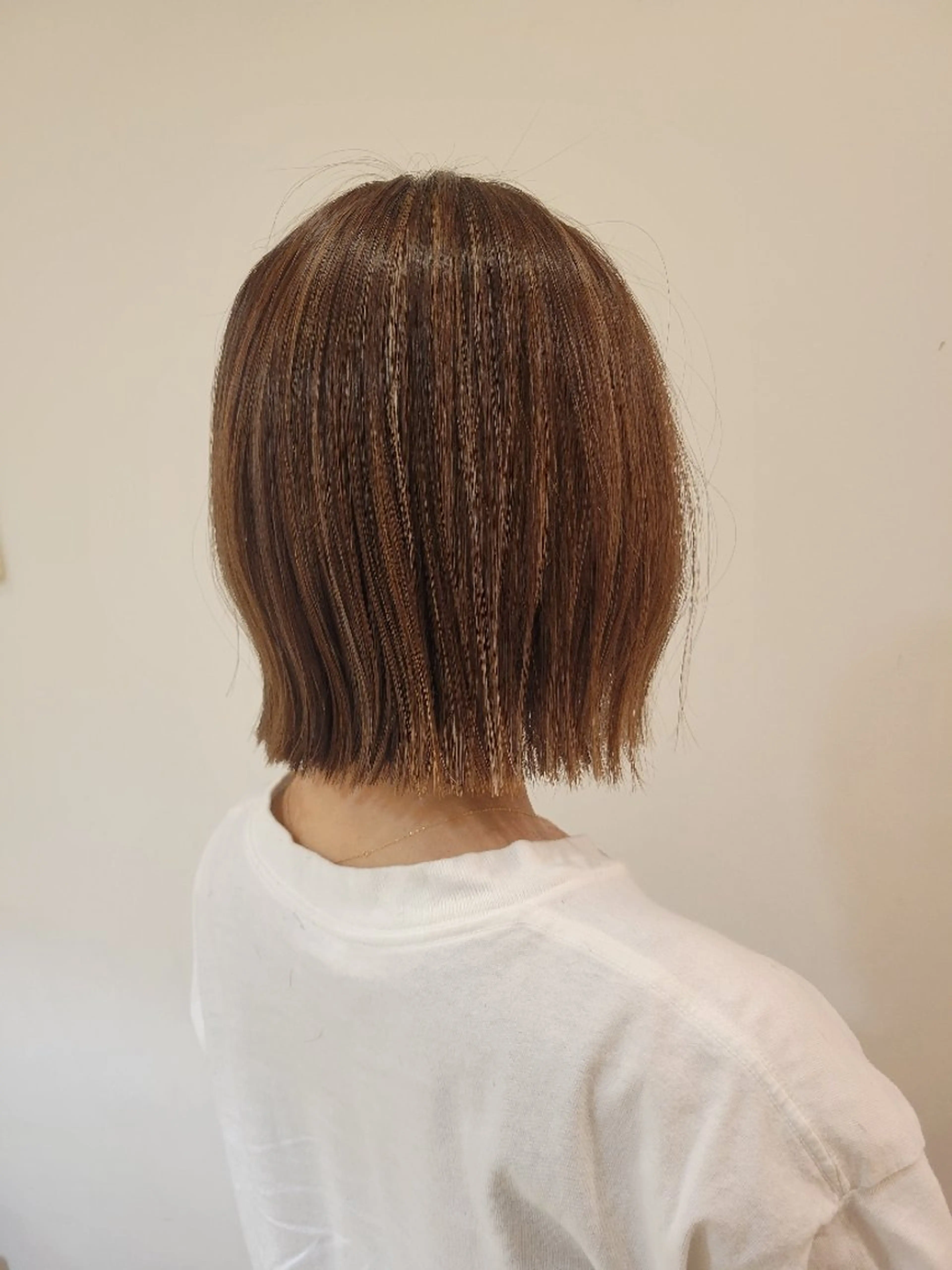 ミディアム ハイライト レイヤー/ショート /山田譲治✂️のヘアスタイル