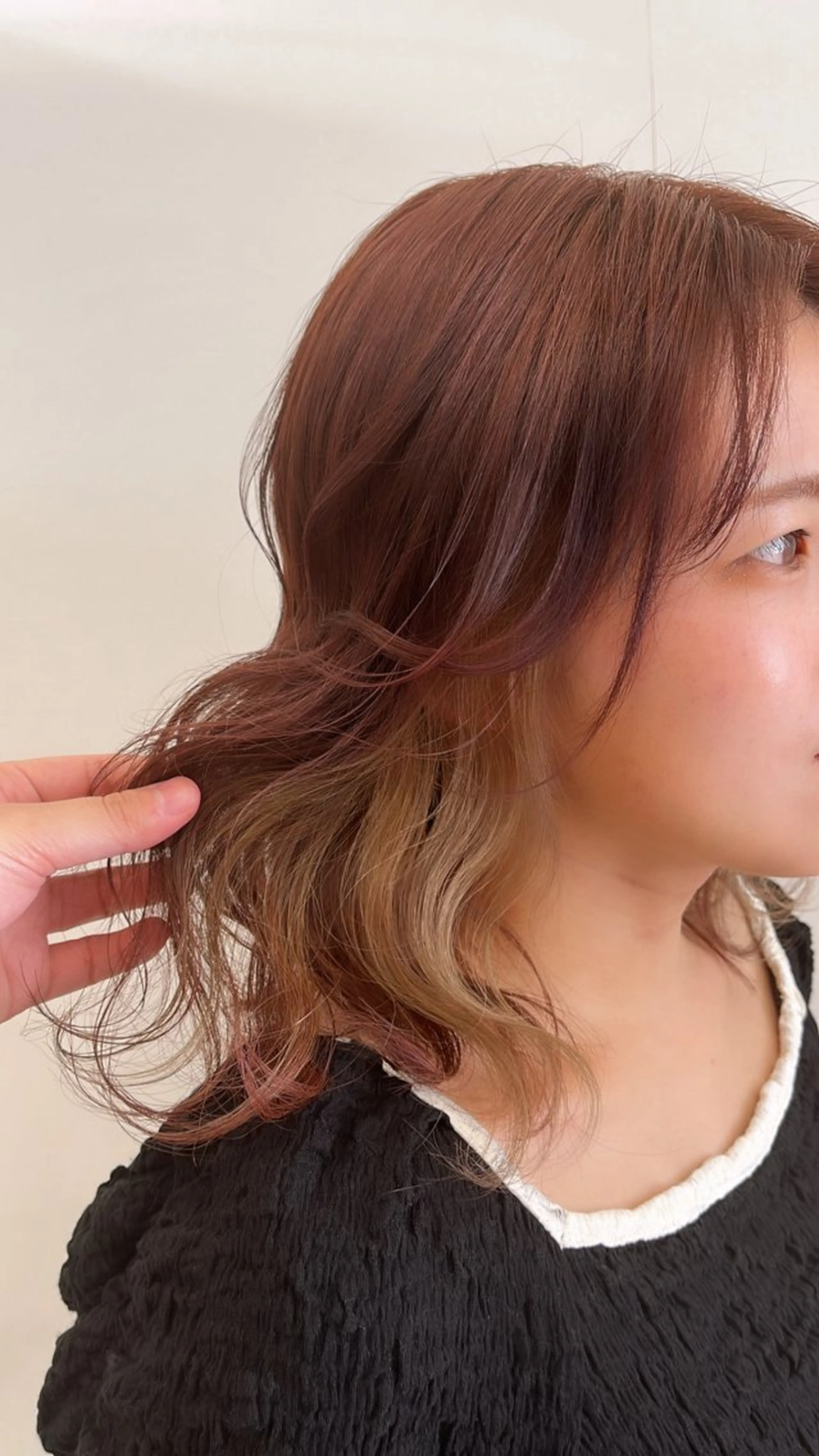 ミディアム 似合わせカット/ 韓国カラー/まや🦋のヘアスタイル
