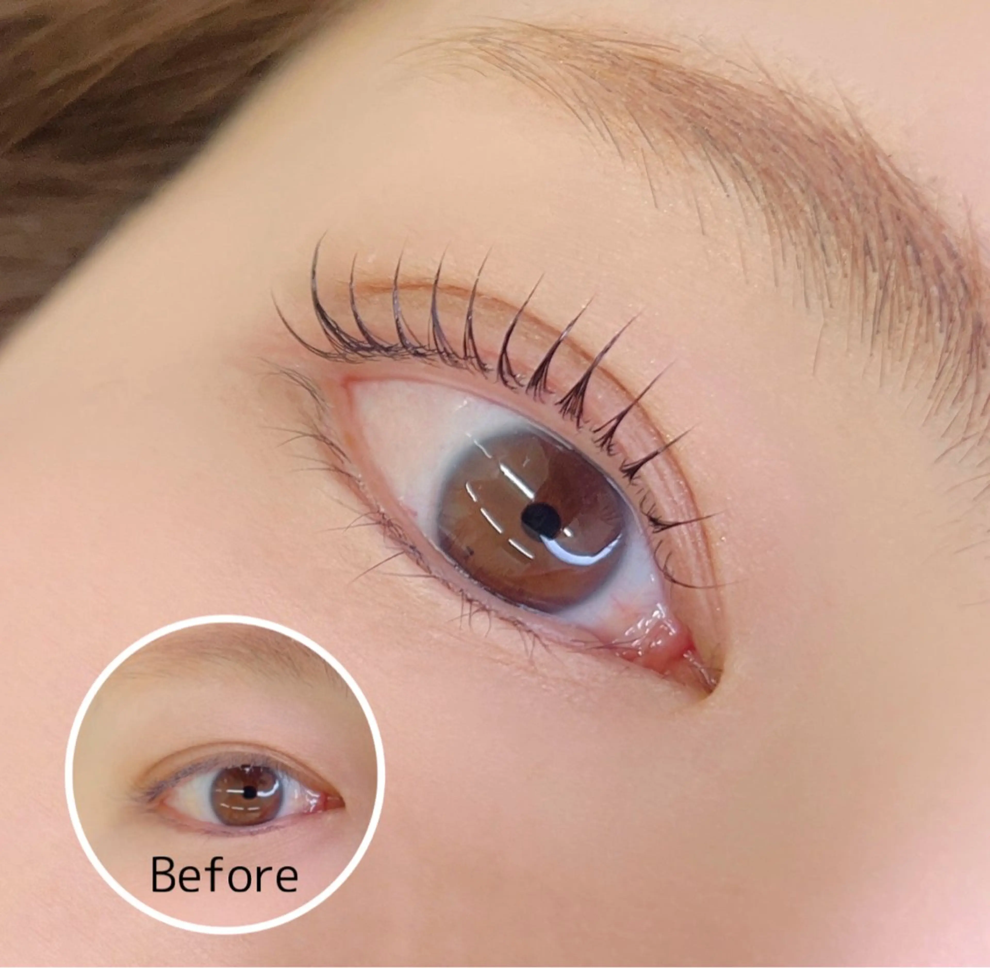 マツエク・マツパ 一重×まつ毛パーマ kaori eyelashのマツエク・マツパデザイン