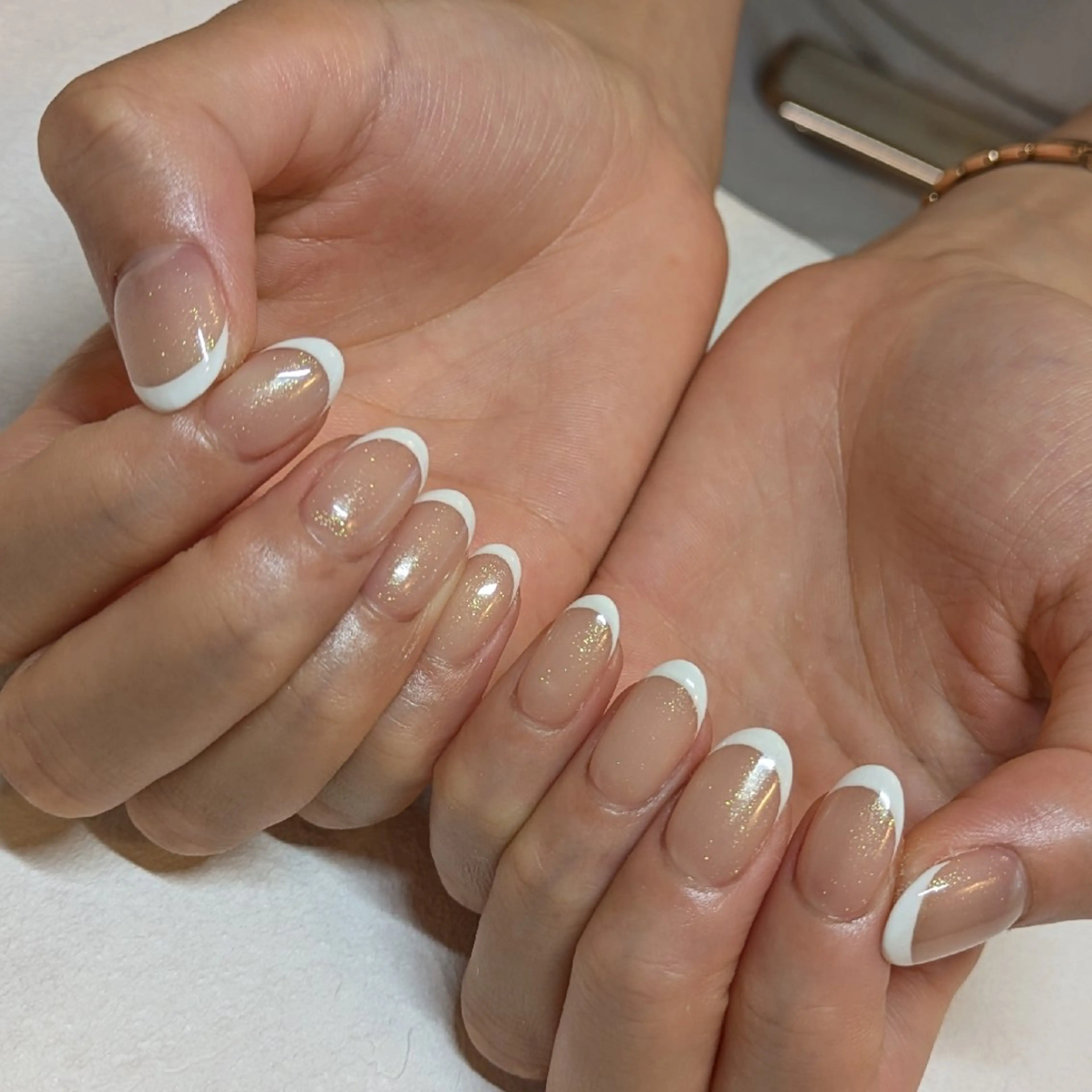 ネイル フレンチネイル ジェヌインネイル 河内のネイルデザイン