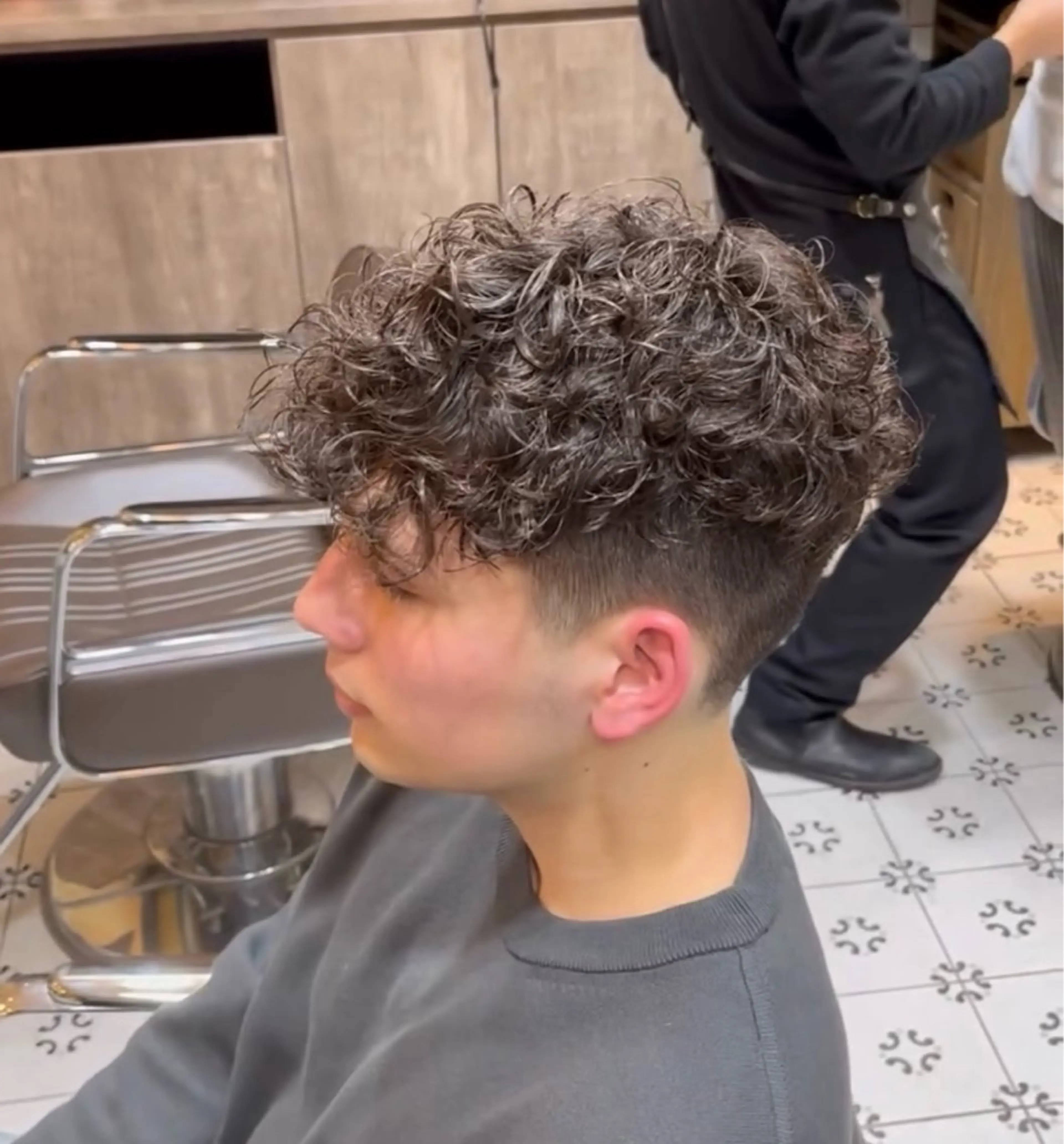 カット+パーマ（スペインカール）の写真