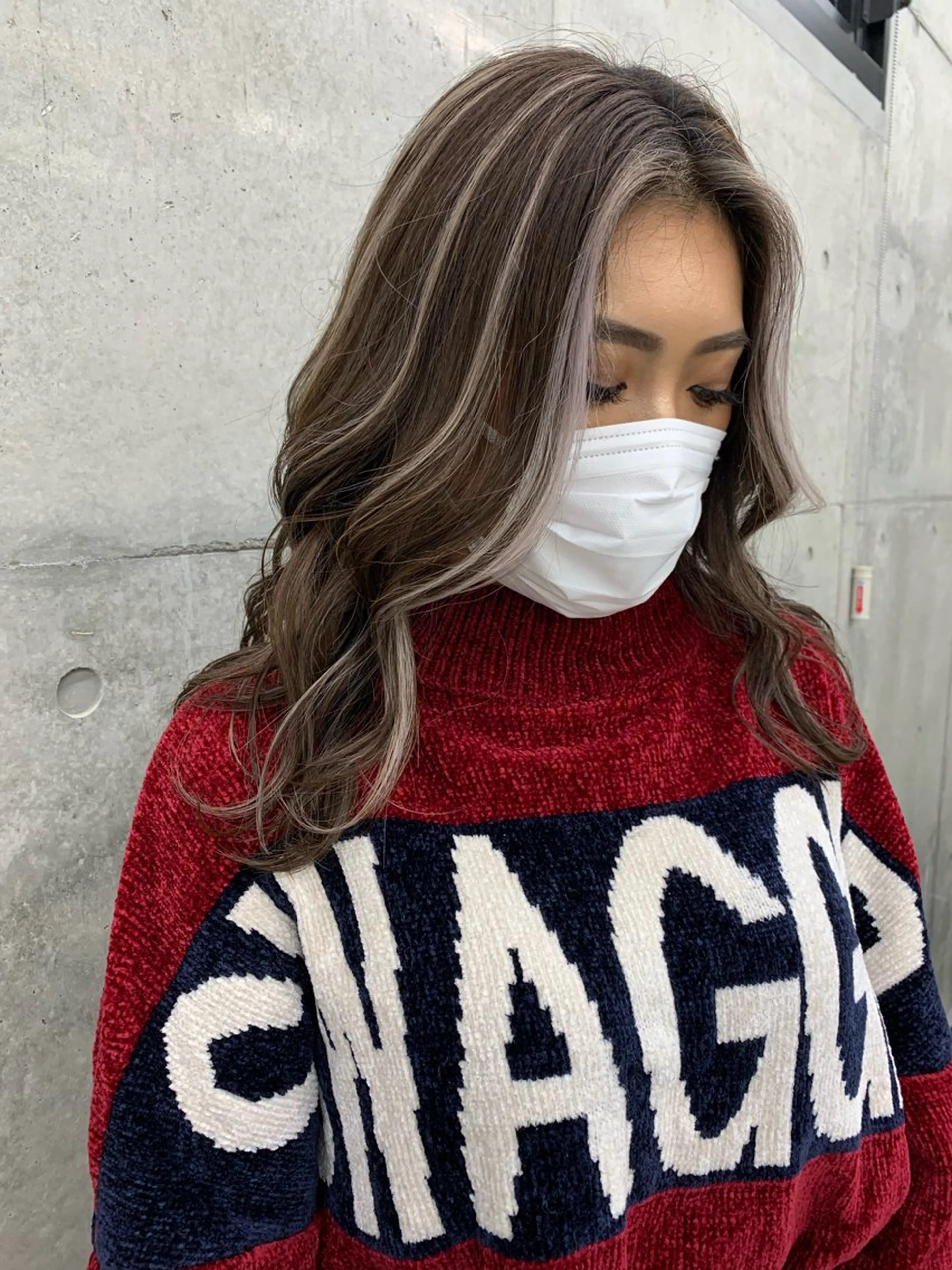 カラー ハイライトカラー ENGOL 名古屋栄所属・萩野下 かきのヘアスタイル