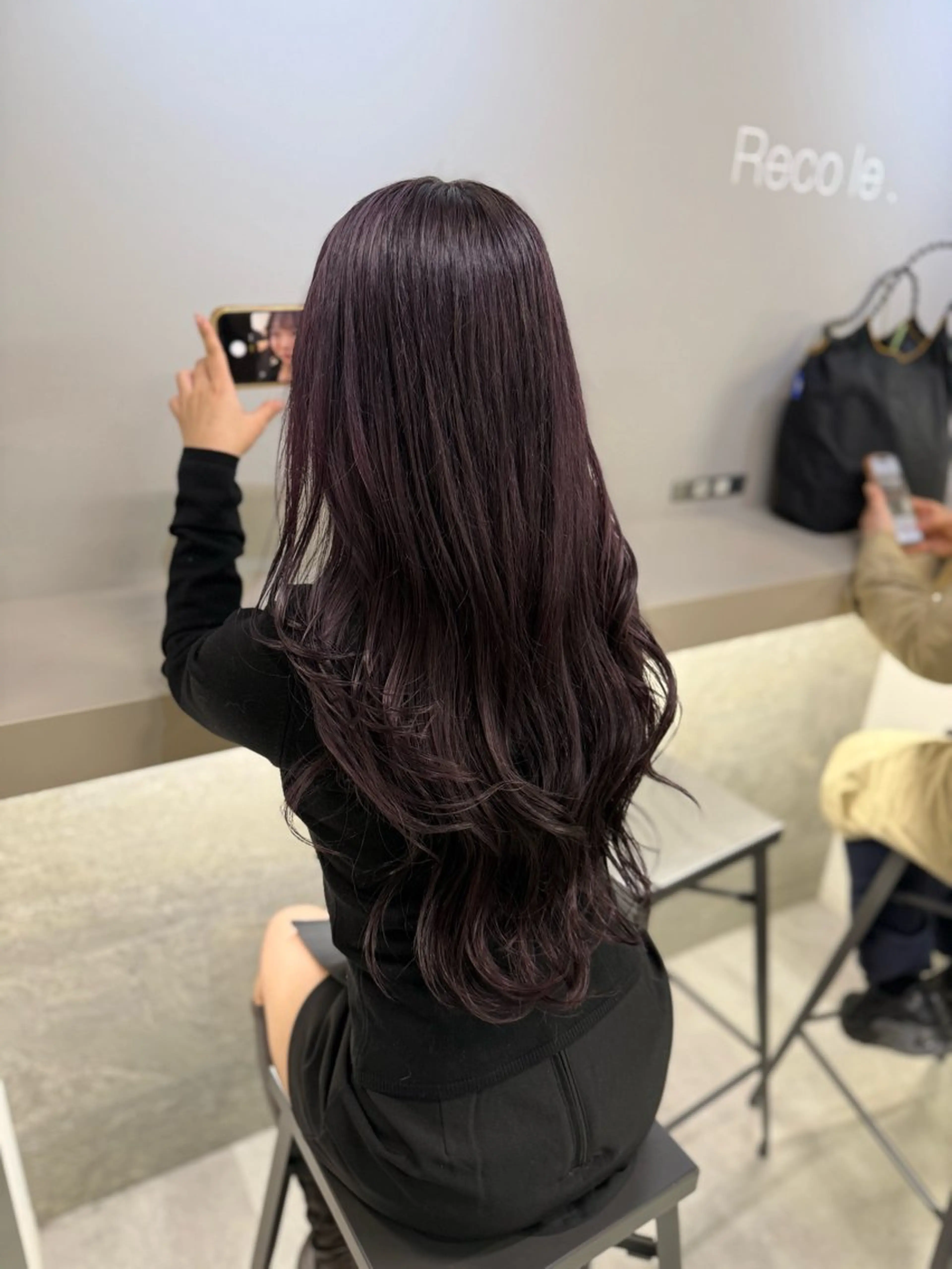 ロング カラー reco所属・ウルフ&レイヤー特化 まとまる美髪矯正のヘアスタイル