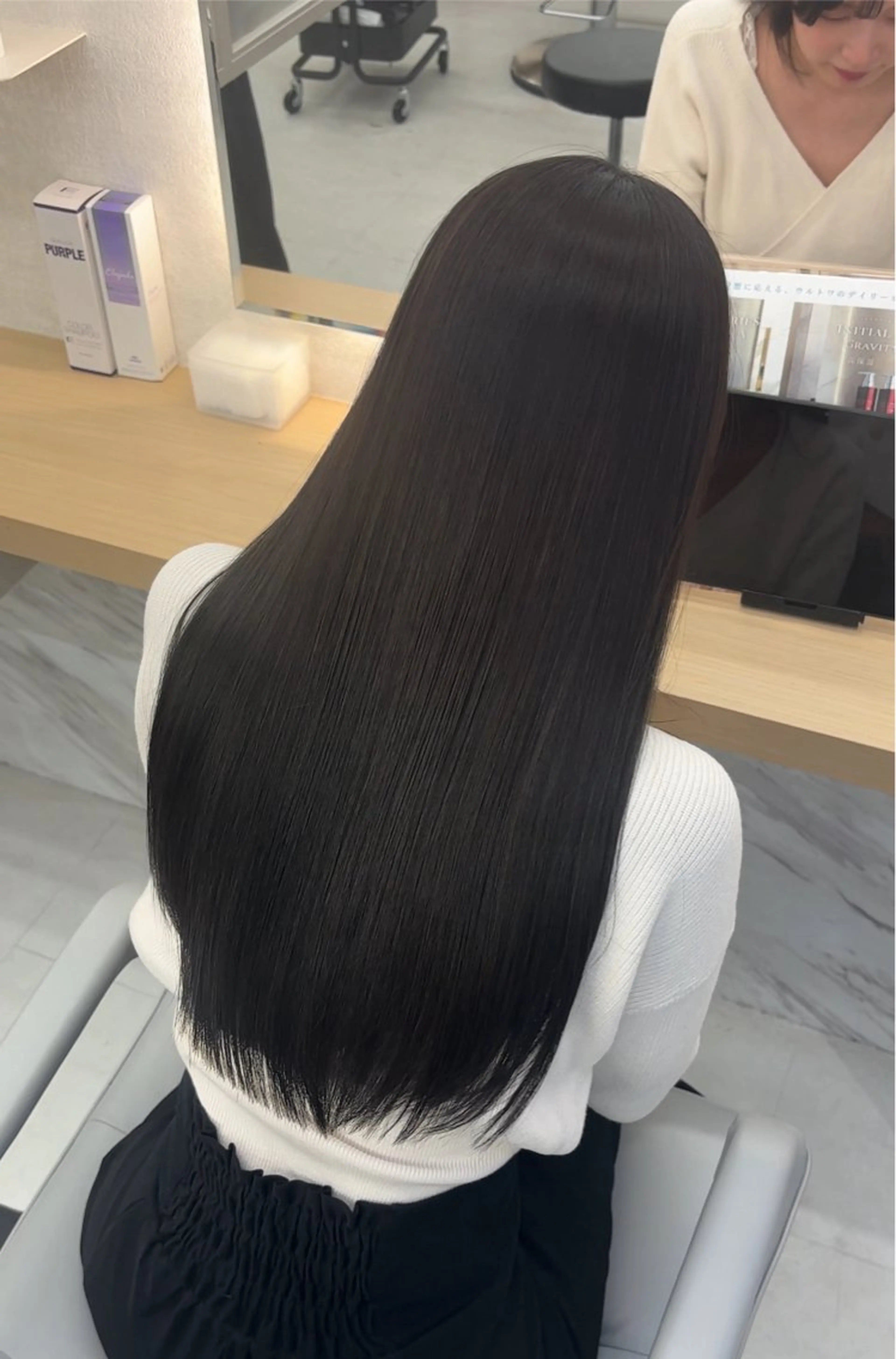 ロング カット ヘアカラー 縮毛矯正 トリートメント 新宿No.1艶髪矯正 美艶カラー/FUKAのヘアスタイル