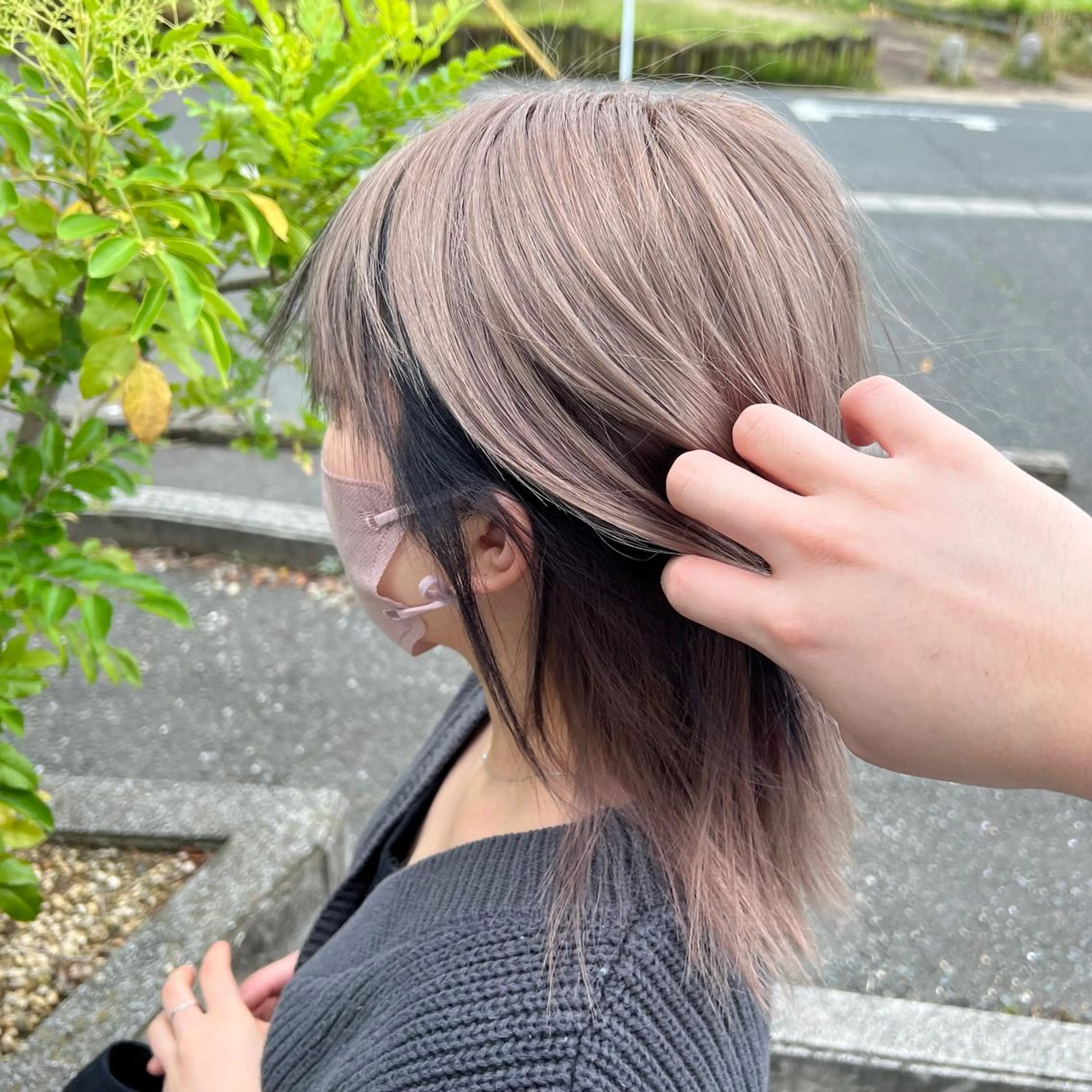 セミロング 平川 侑磨のヘアスタイル