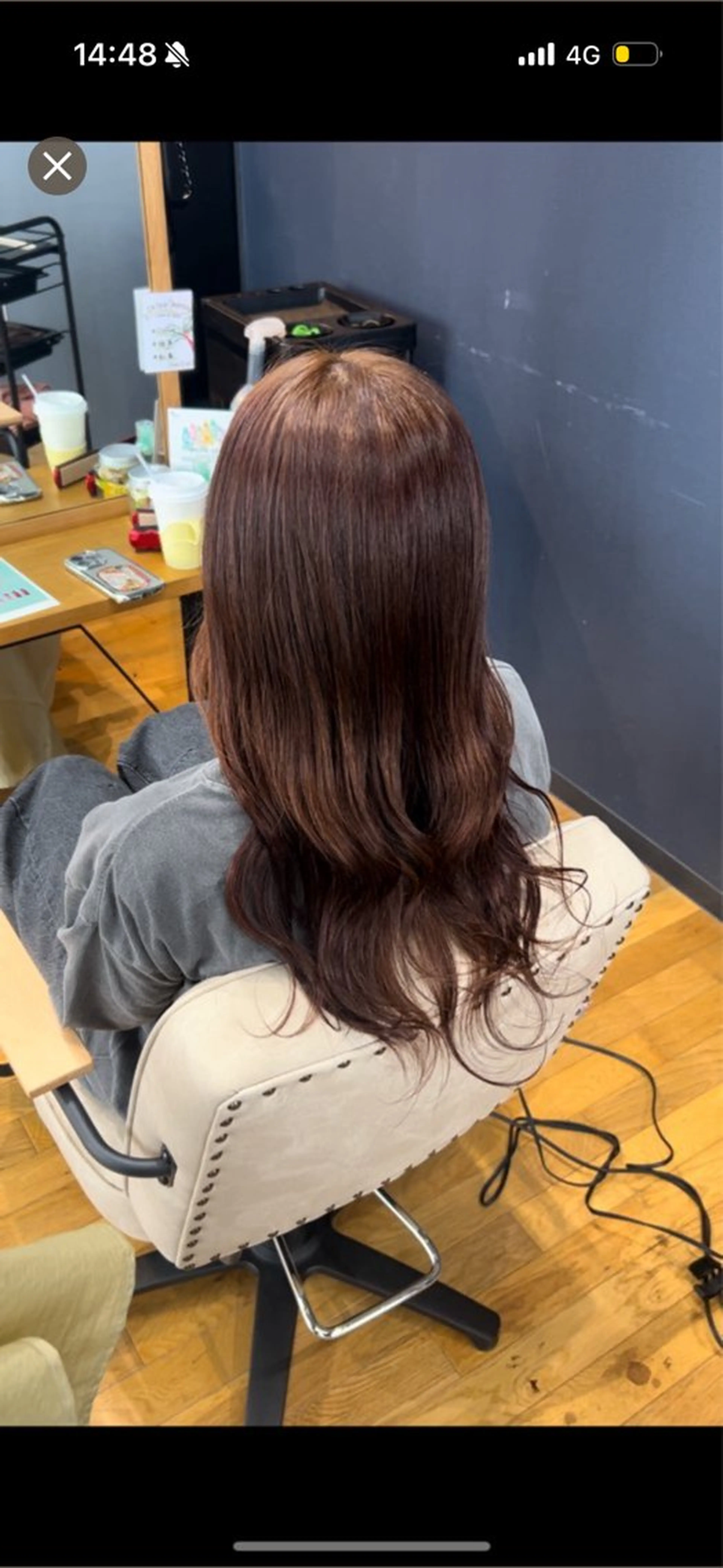 ブリーチなし全体ワンカラー ＋ トリートメントメニュー🌟🫧の写真