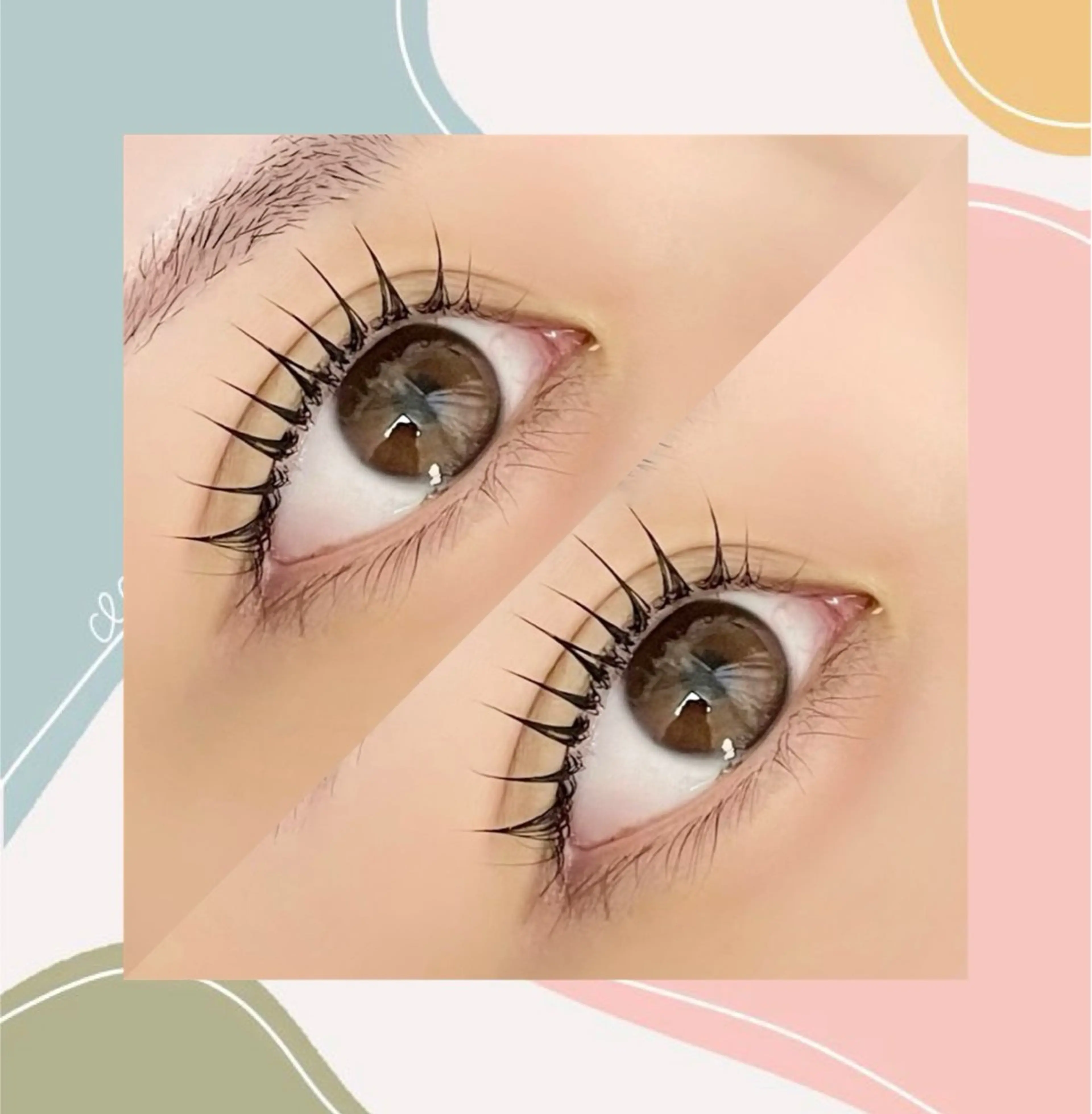 マツエク・マツパ 荻原 希蘭のマツエク・マツパデザイン