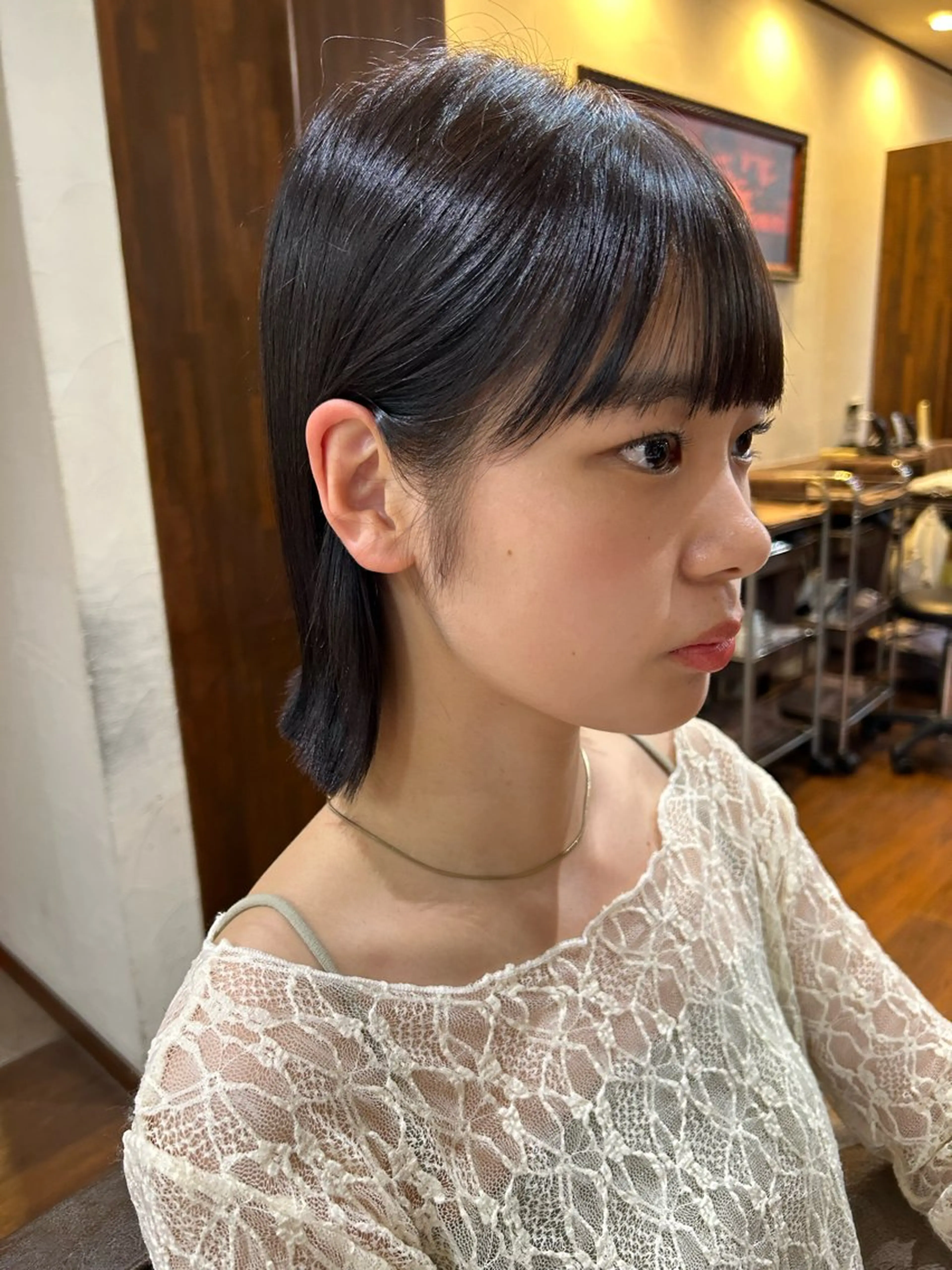 ショート 切りっぱなしボブ ボブ 顔周りカット レイヤーカット 美容室　Luccica HAWAII所属・村田 翔のヘアスタイル