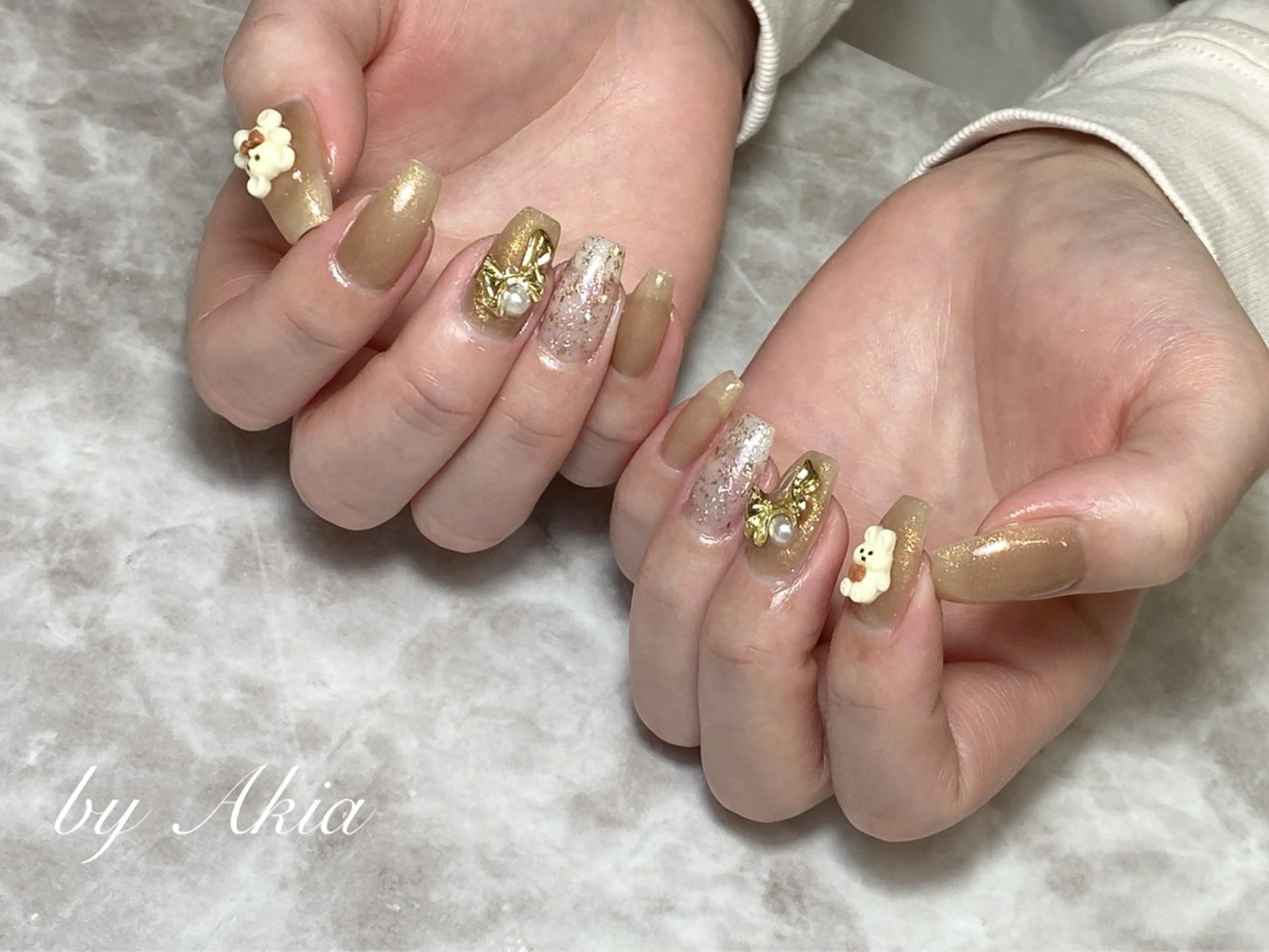 ネイル ハンドネイル ハンドケア 閨匠ビューティサロン 銀座店のネイルデザイン