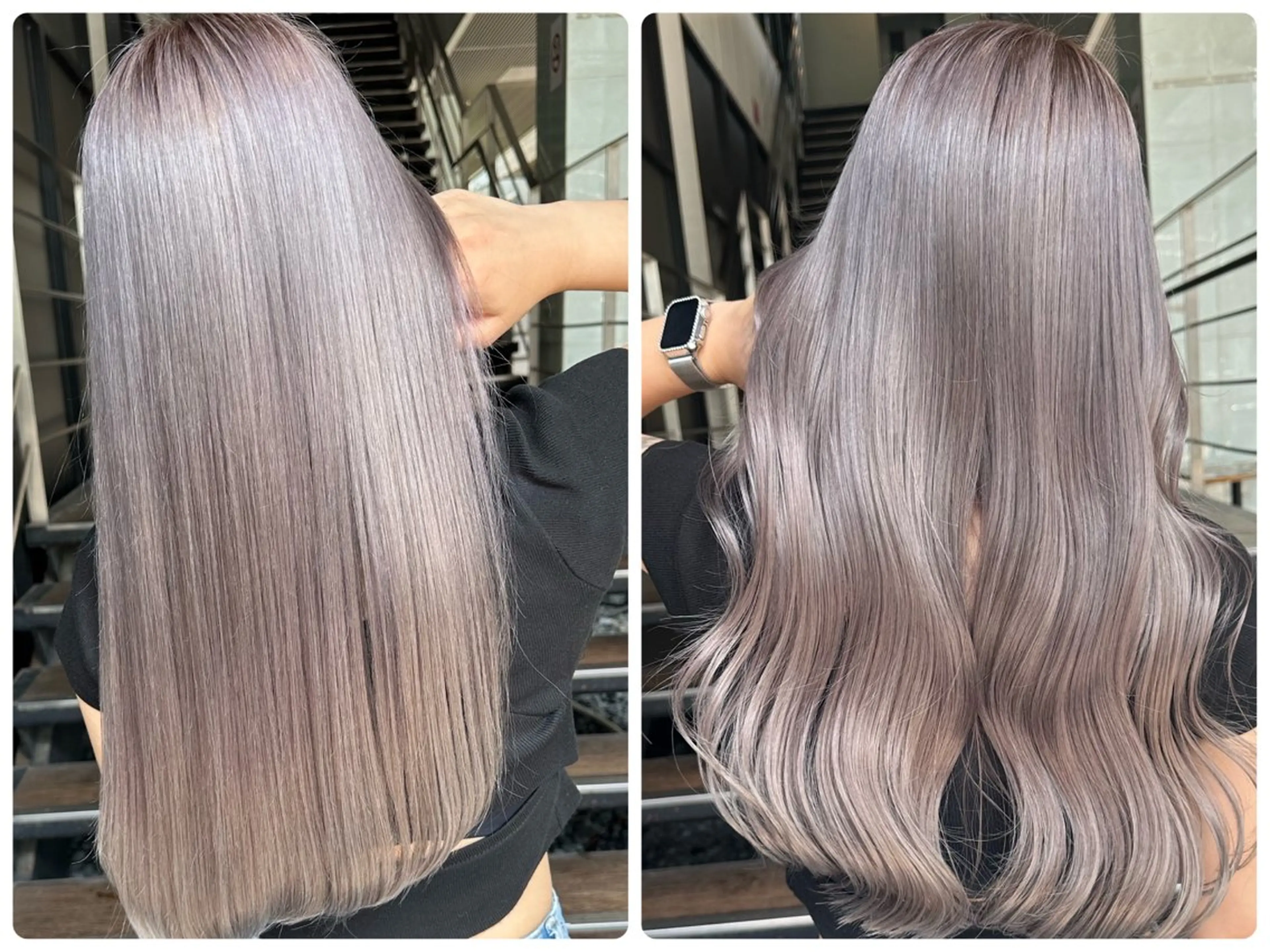 ロング カラー ブリーチ 🍒楓🍒北九州1 艶カラー作る人🎨のヘアスタイル