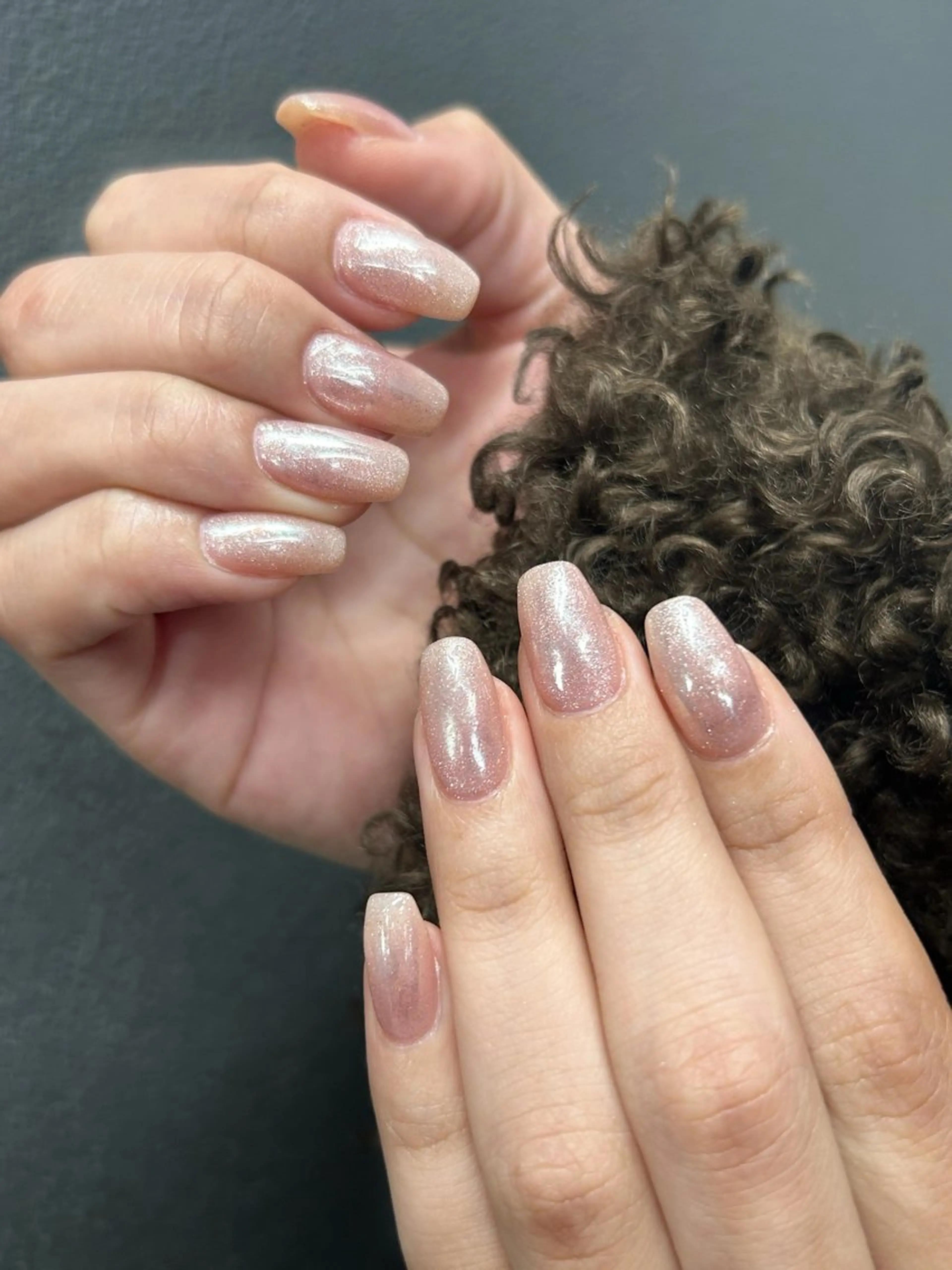 ネイル 韓国ネイル 持ち込み ニュアンスネイル ネイルチップ 冬ネイル RINN ANA.CHUOのネイルデザイン