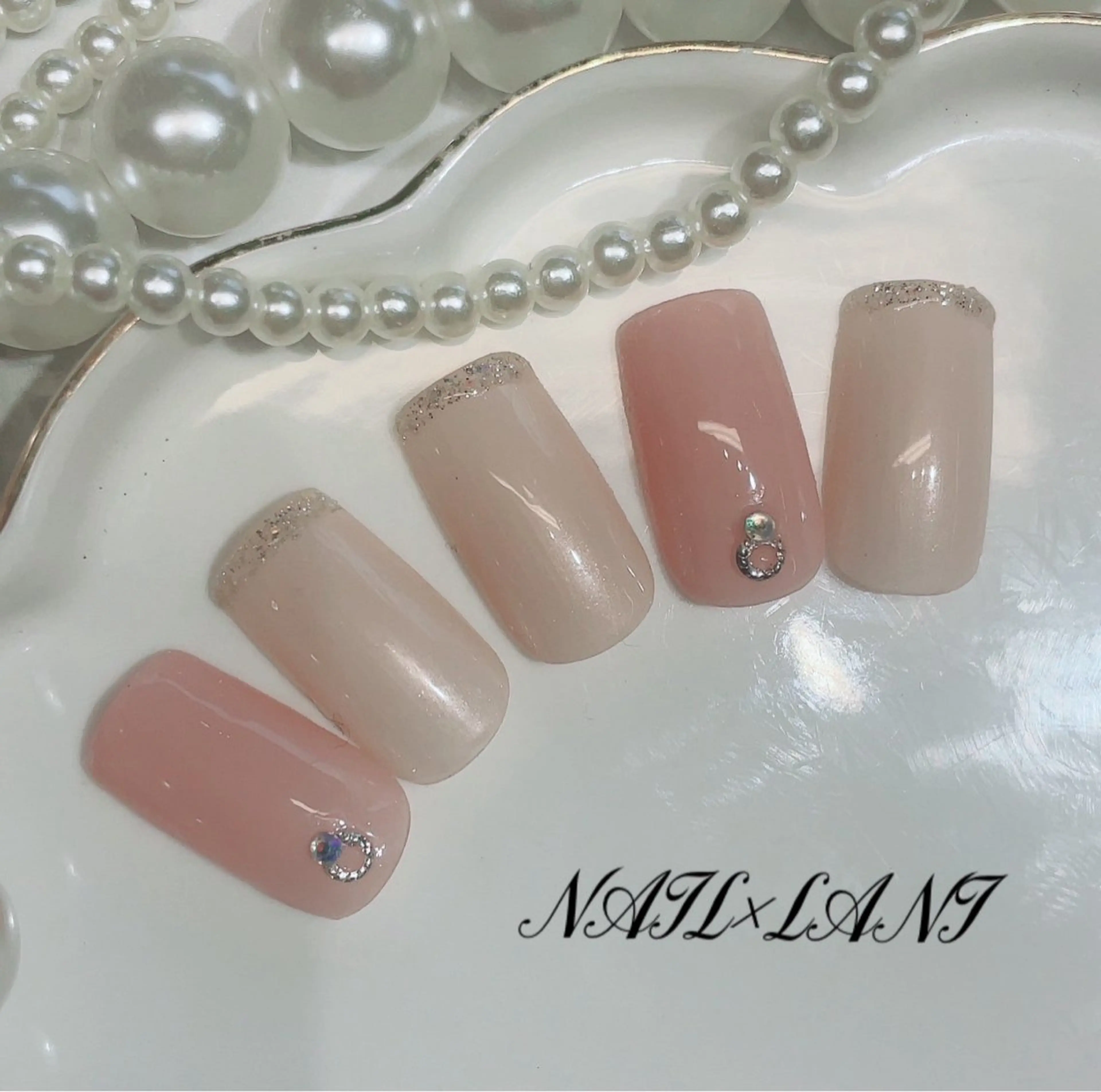 ネイル フットネイル ジェルネイル マグネットネイル パラジェル 松宮 理歩のネイルデザイン