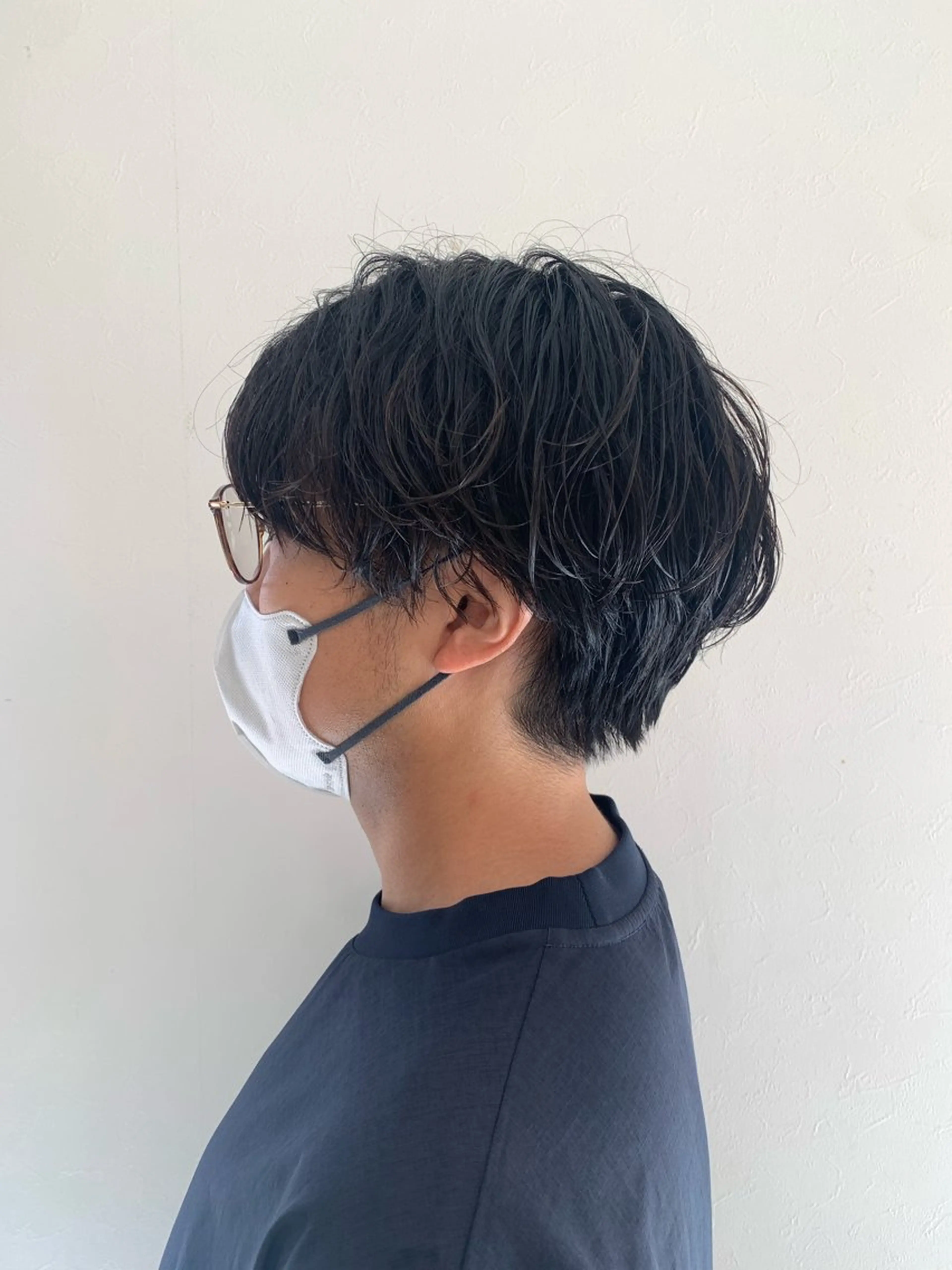 パーマ メンズ 福島 純子のヘアスタイル