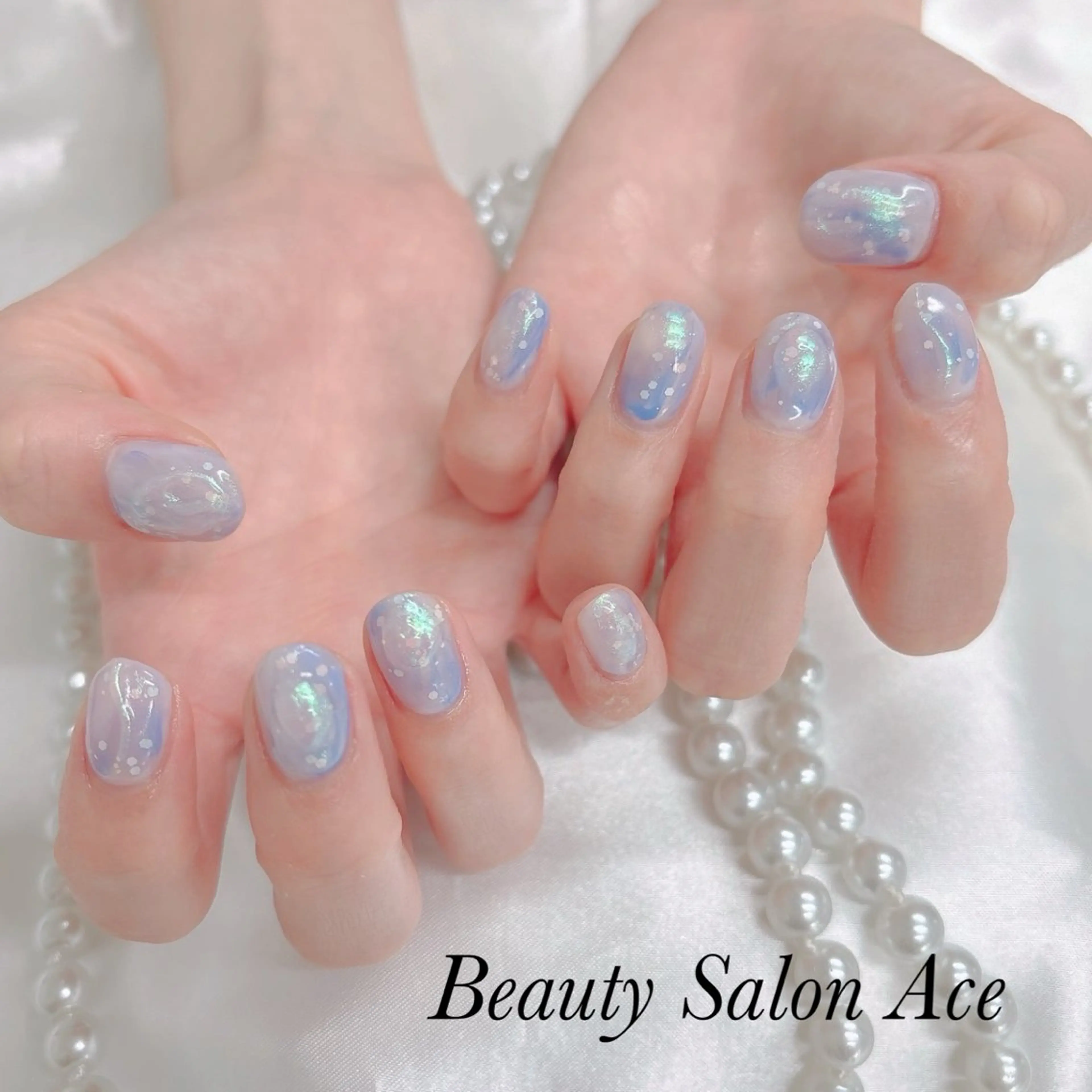 ネイル ハンドネイル ハンドケア Beauty Salon Ace（ネイルサロン　エース）所属・池袋フィルイン Ace♡長さだしのネイルデザイン