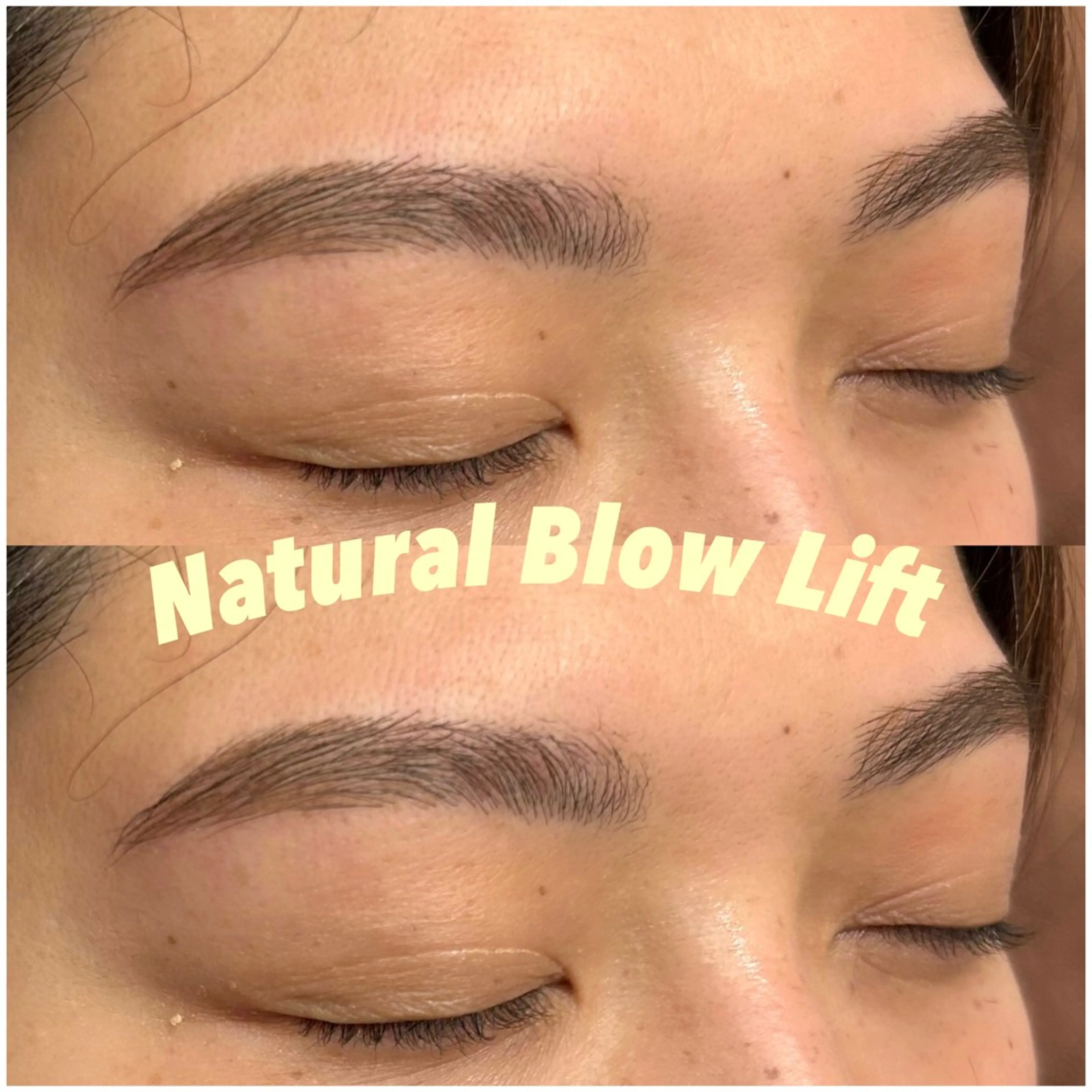 ナチュラルブロウリフト🩵（ワックス込み）⚠︎土日祝は+1000円の写真