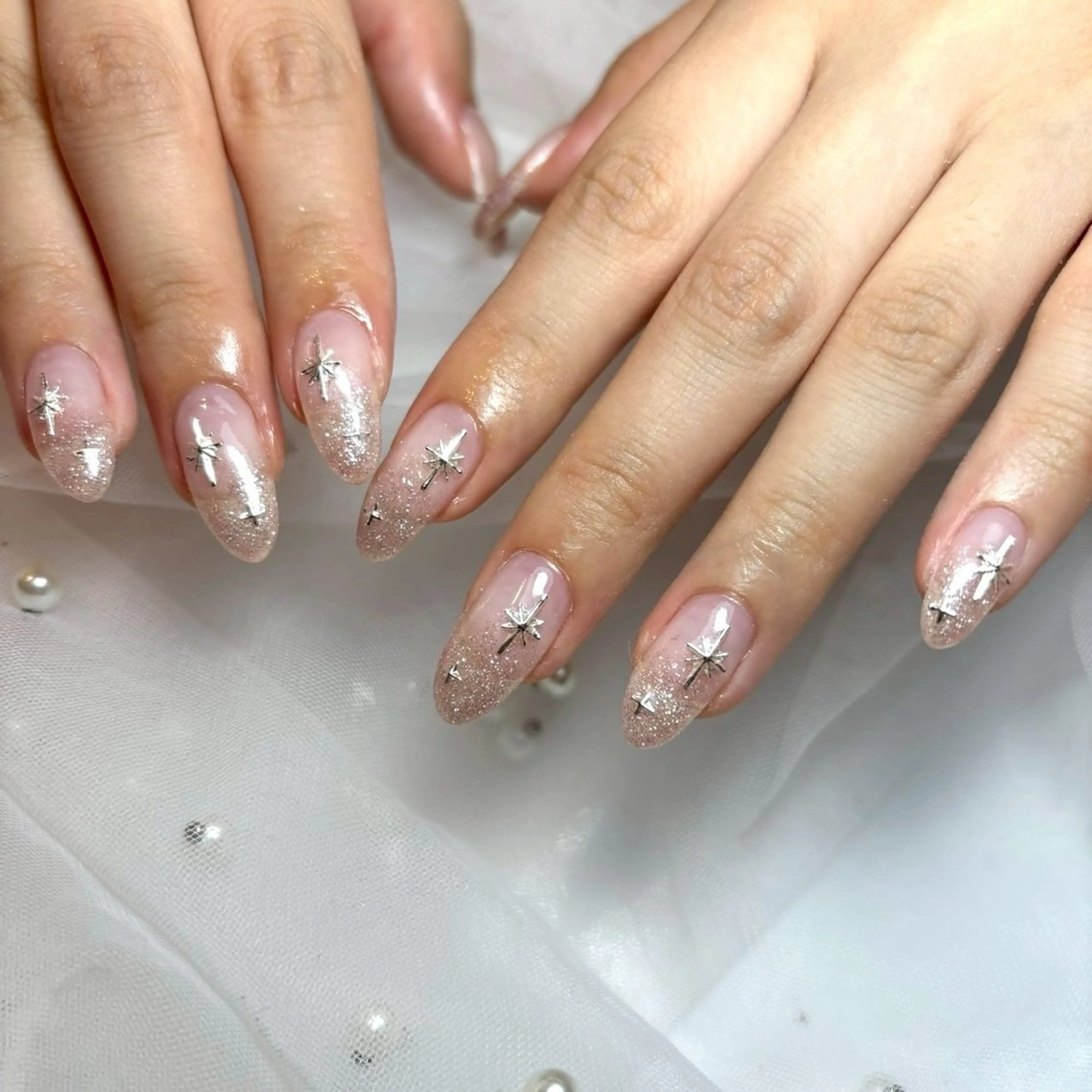 ネイル グラデーション ラメ(グリッター) ラメグラデーション ハンドネイル nailsalon pito所属・ネイルサロン pitoのネイルデザイン
