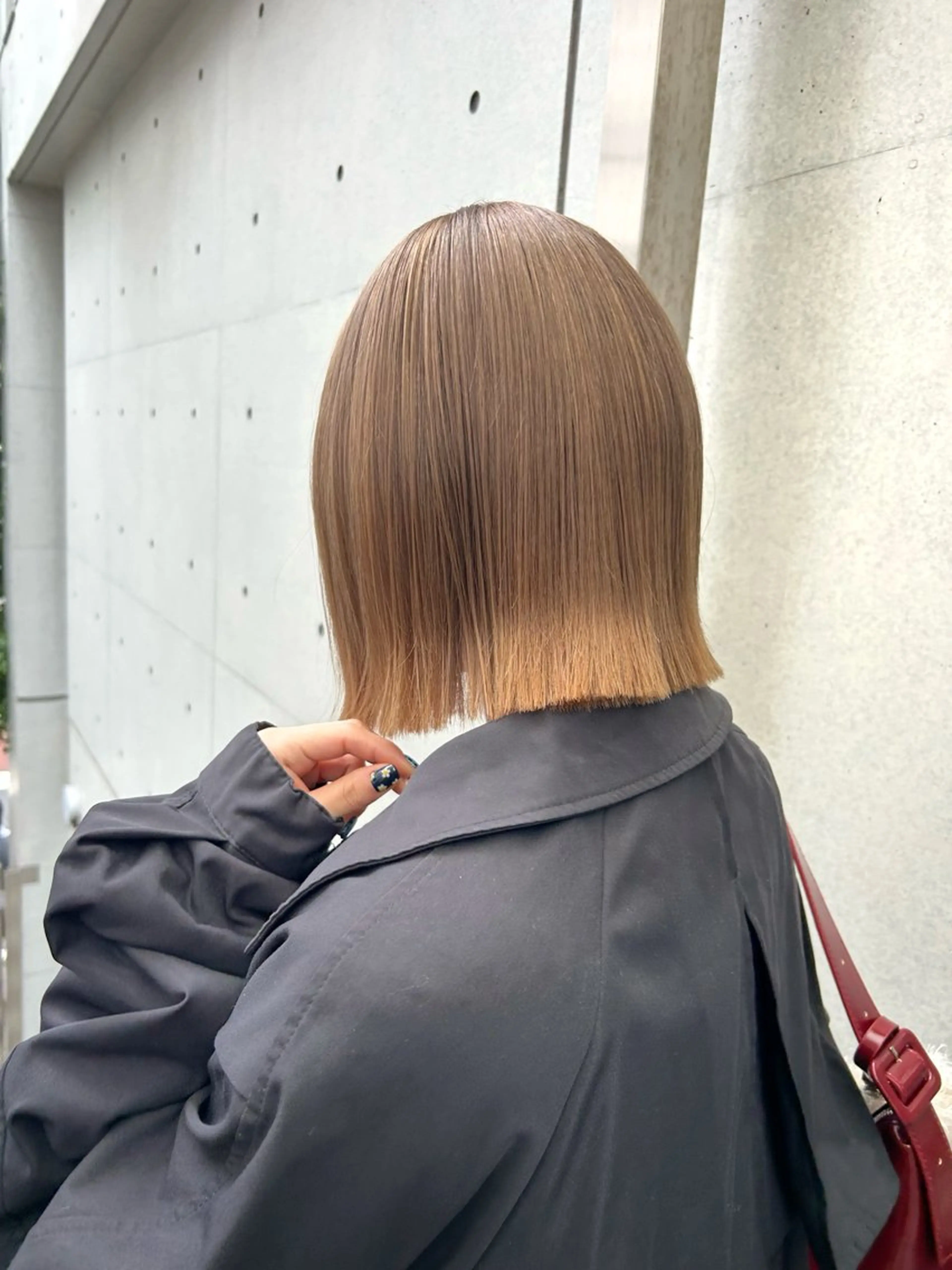 【ケアブリーチ】カット＋ケアブリーチ＋髪質改善カラー＋2step TR¥18800の写真