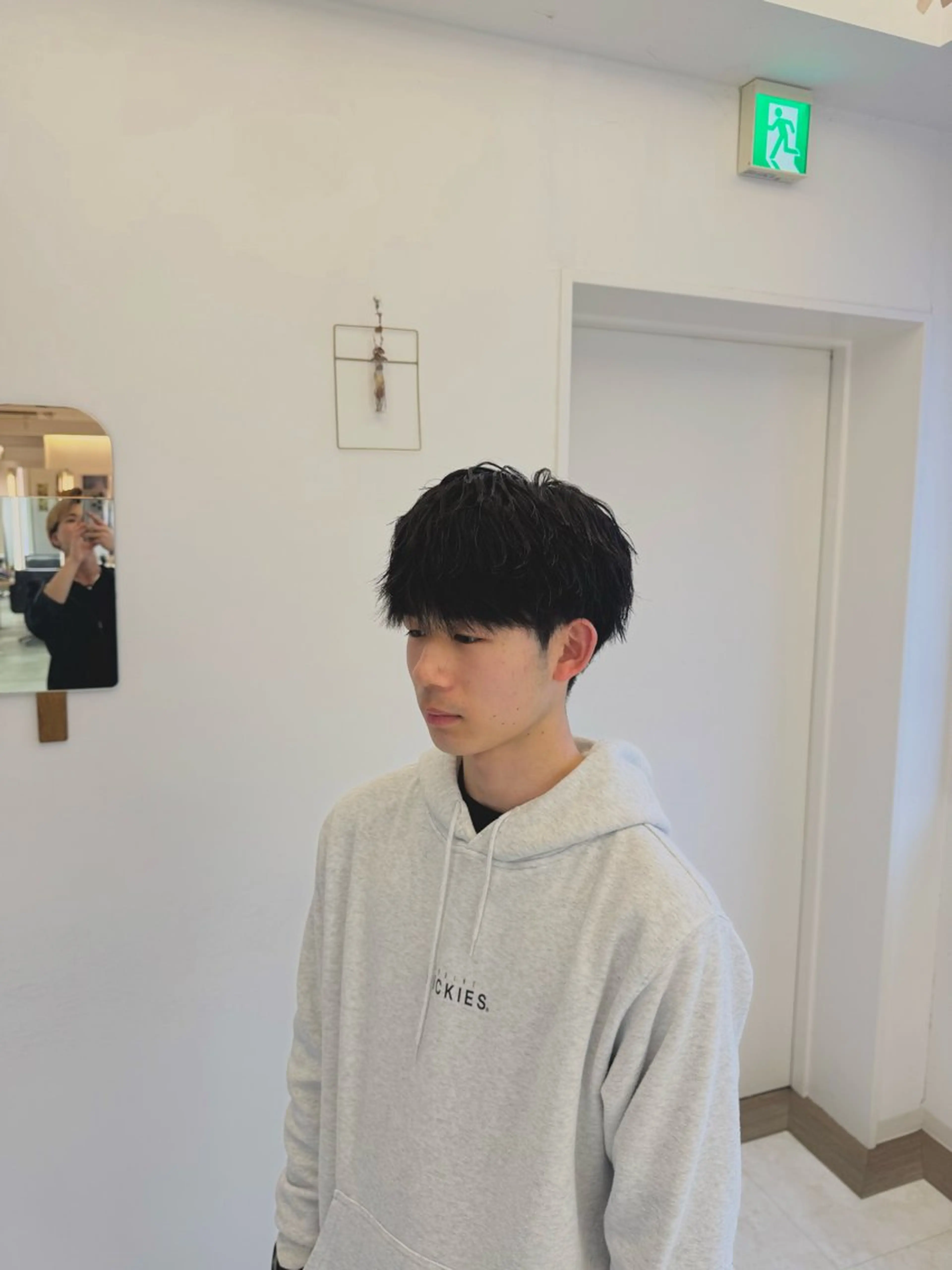 メンズ カナモリ ハヤトのヘアスタイル