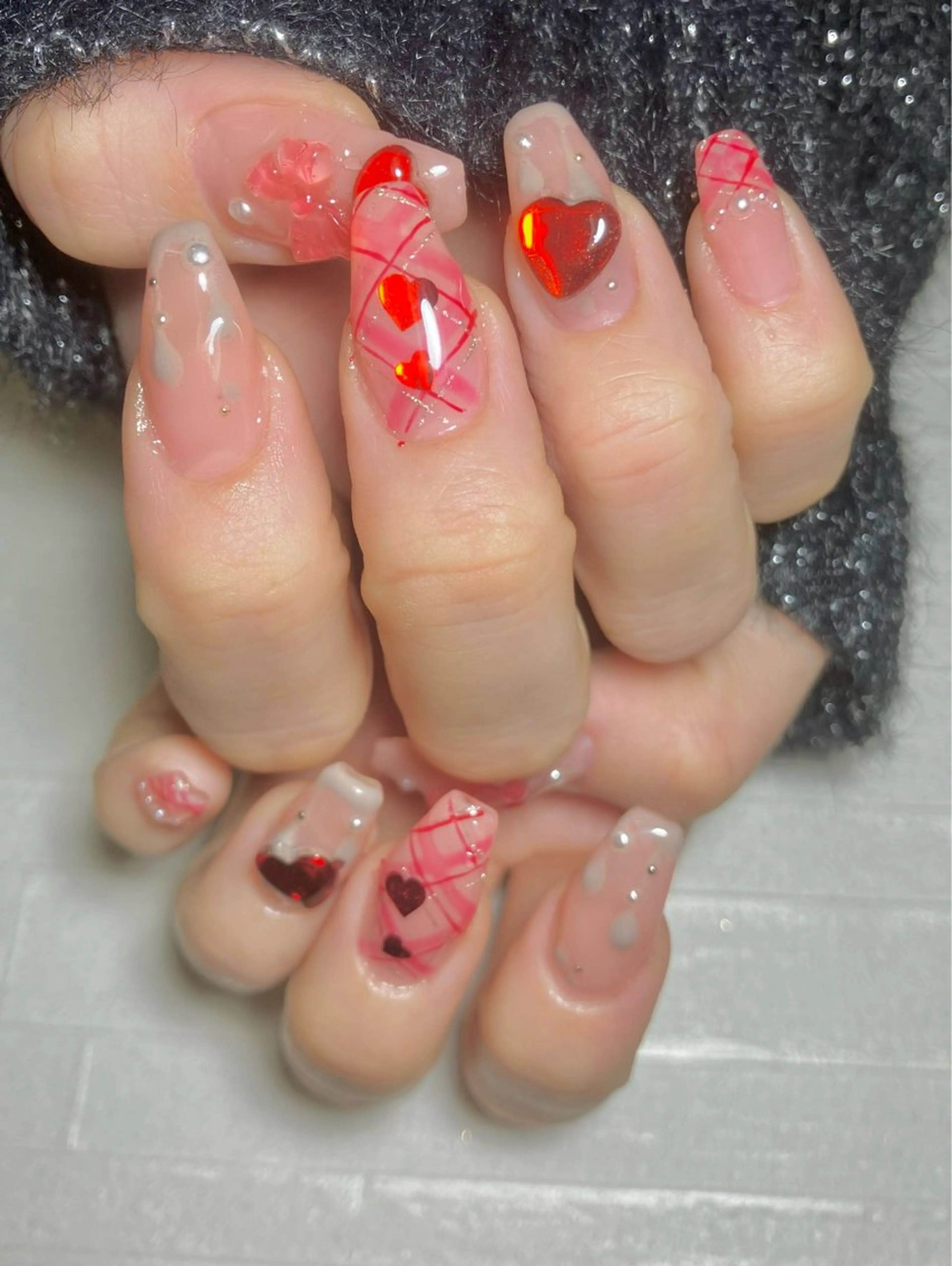 ネイル ハンドネイル Liennail 持込デザインやり放題のネイルデザイン