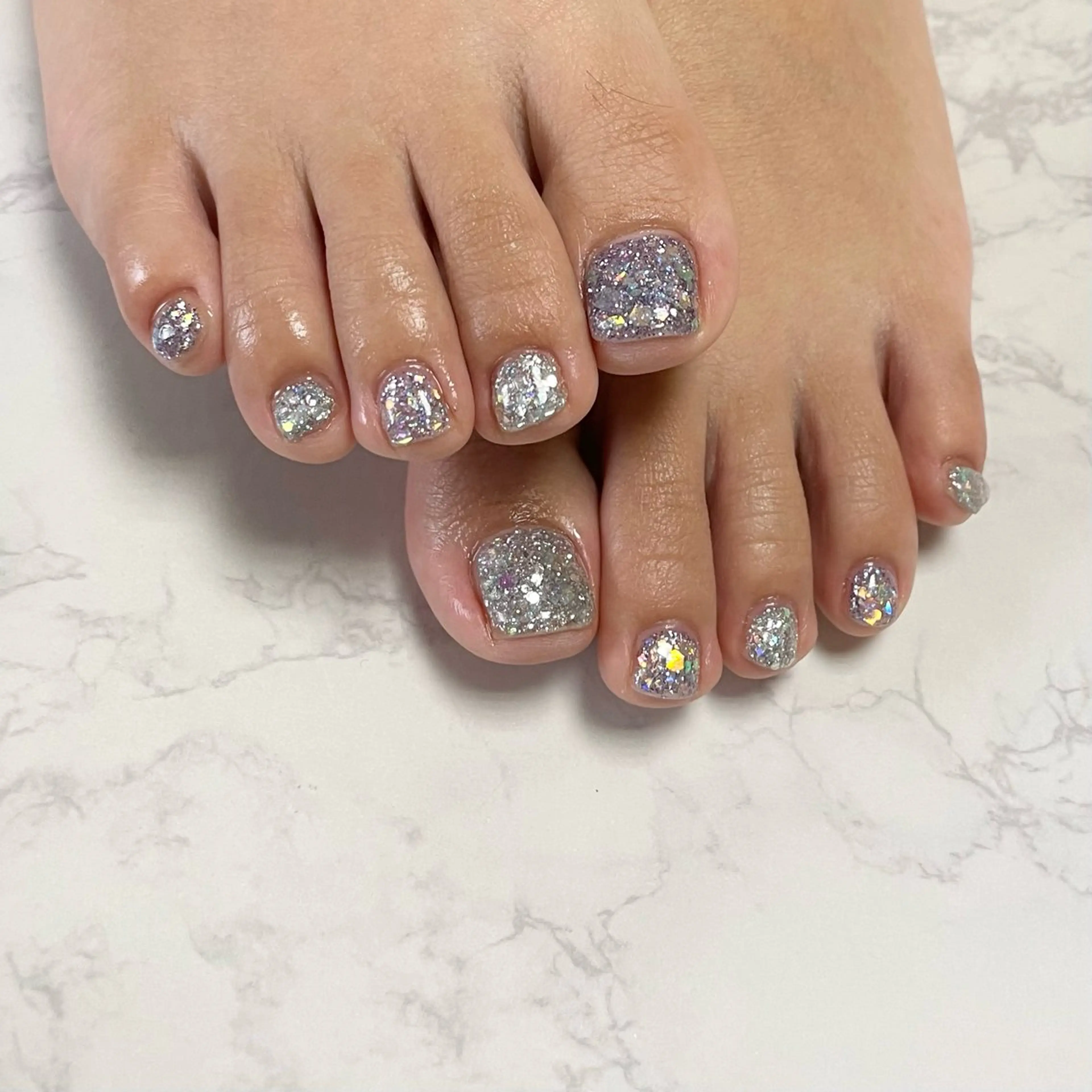 Footワンカラー(オフ込み)の写真