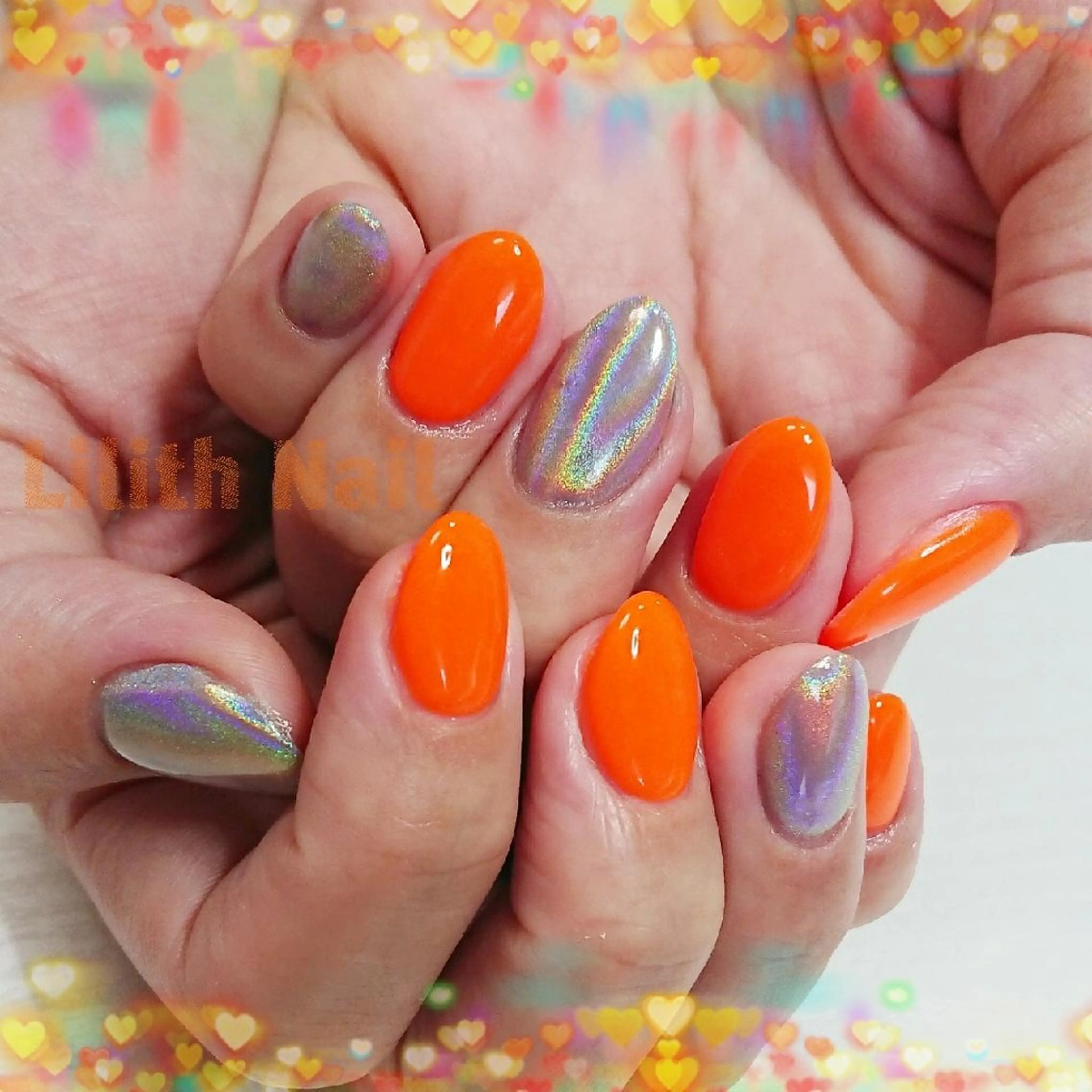 ネイル 夏ネイル ハンドネイル Lilith Nailのネイルデザイン