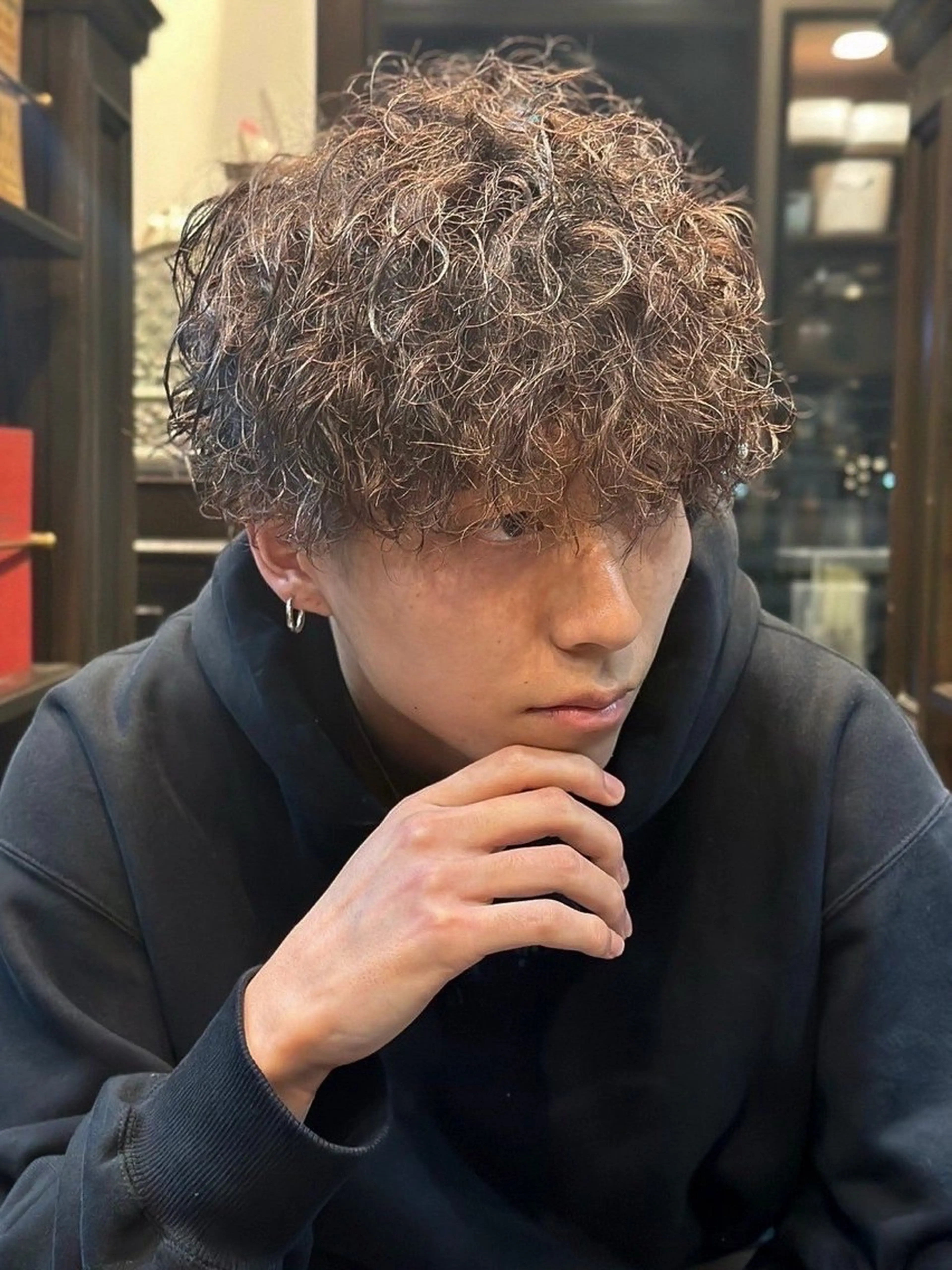 ミディアム メンズ ヒロ銀座ヘアーサロン西口店所属・佐々木 斗磨のヘアスタイル