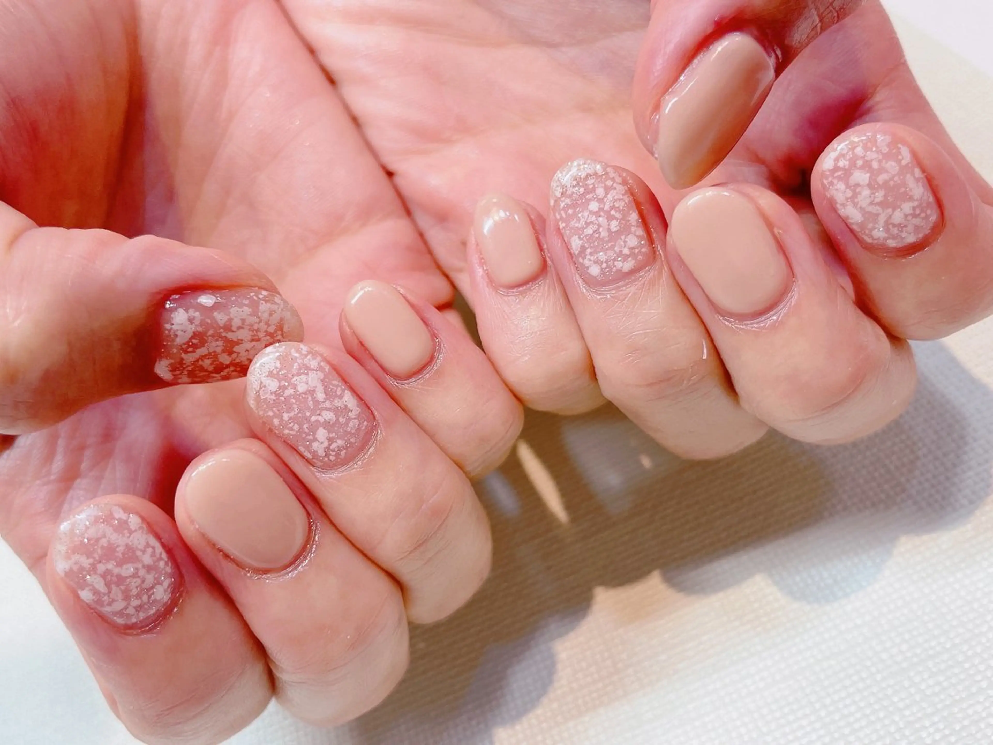 ネイル クリアネイル ホワイト ハンドネイル NAIL GALLERY Avant【アヴァン】伊丹店所属・Avant Sakiのネイルデザイン