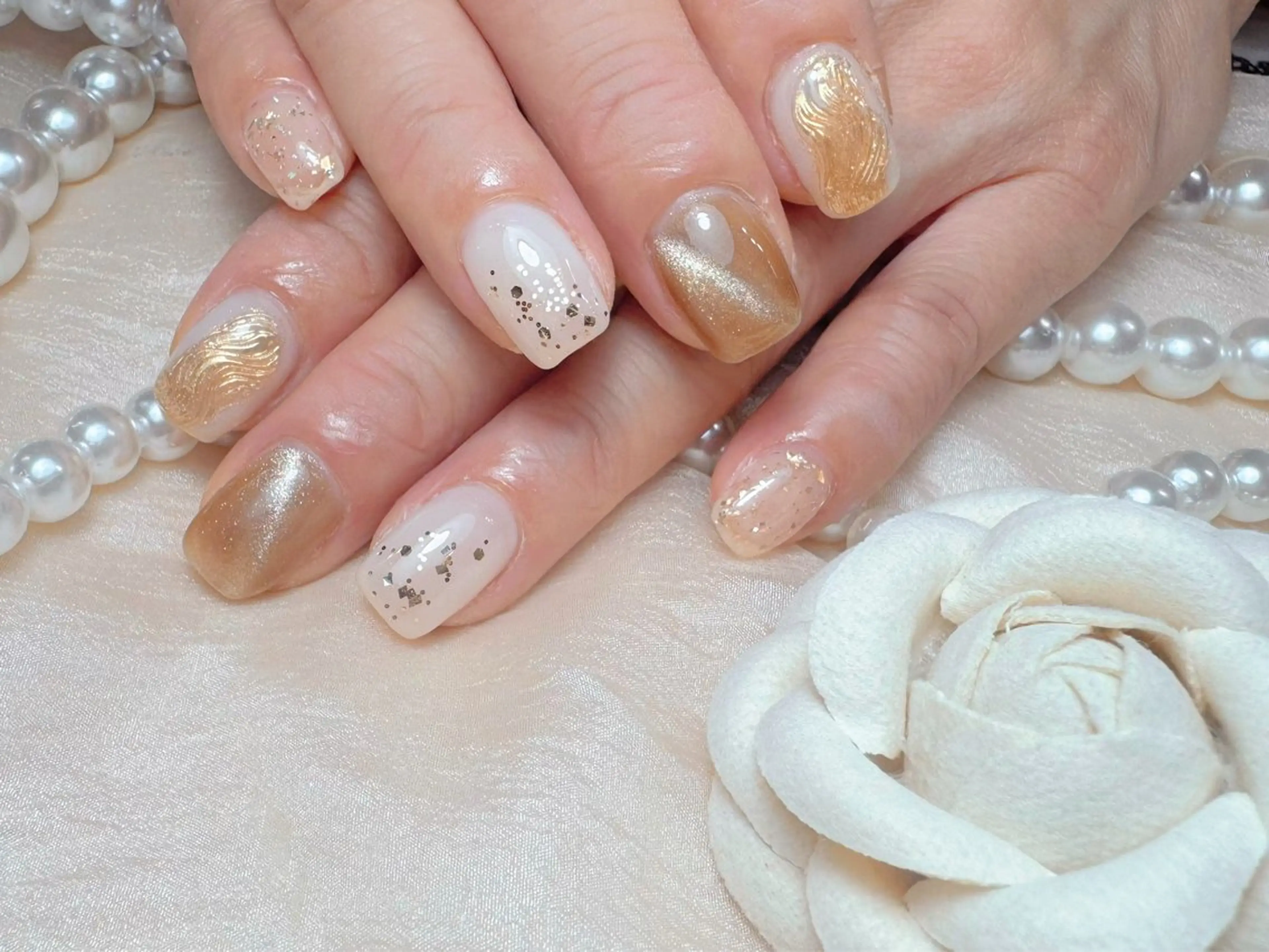 ネイル ハンドネイル マジックミラー所属・マジック ミラーのネイルデザイン