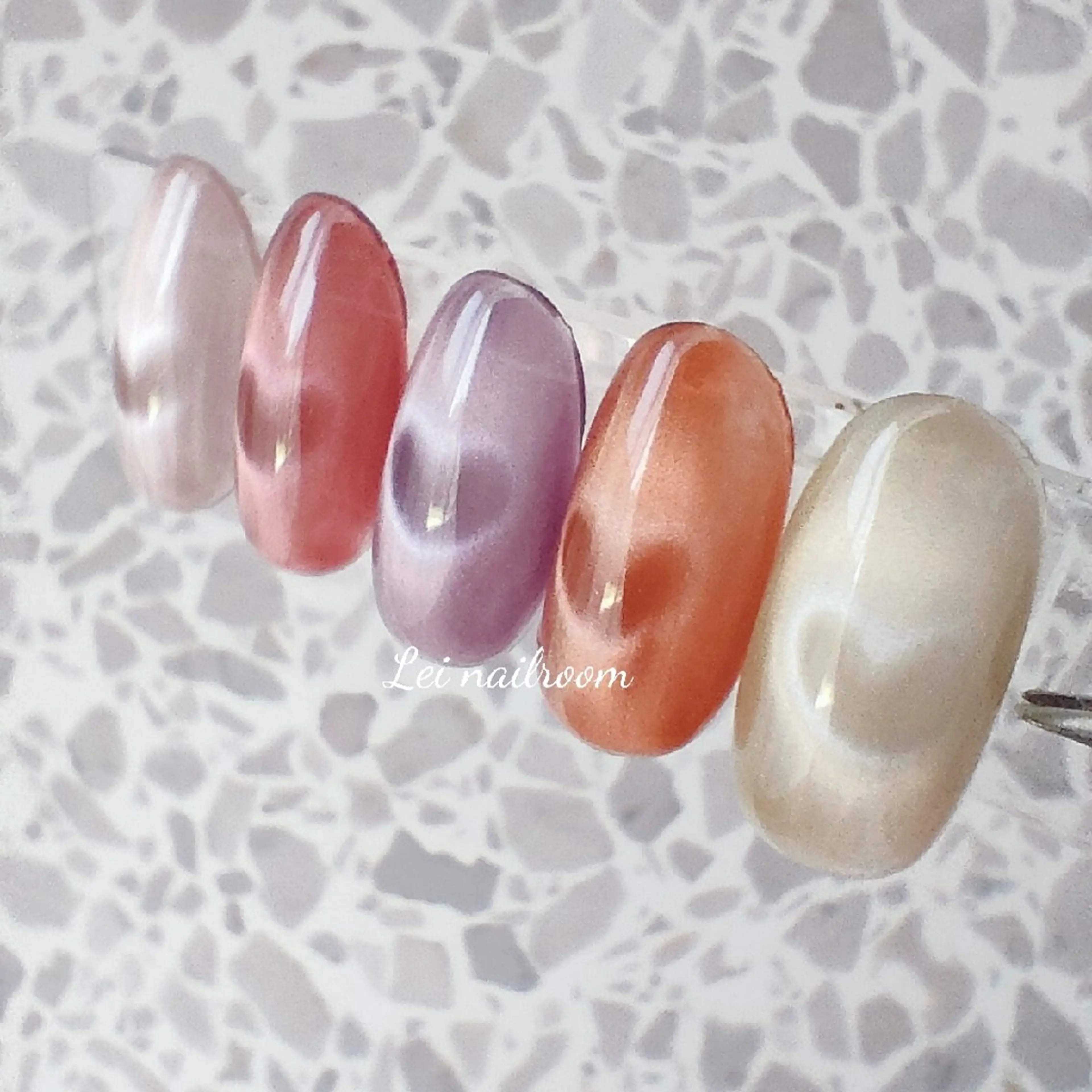 ネイル アートネイル ハート マグネットネイル 喜多村 ゆき子のネイルデザイン