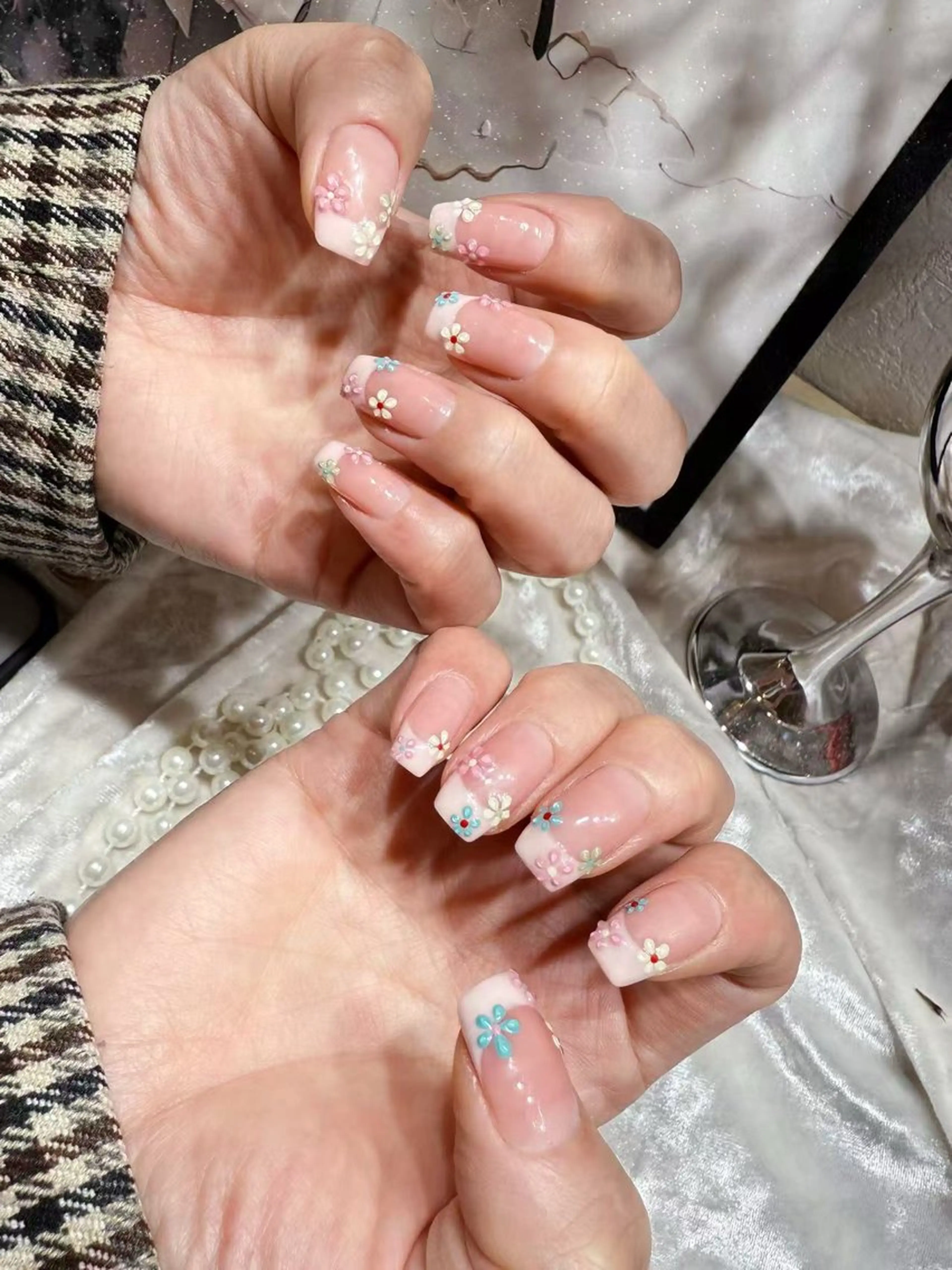 ネイル アートネイル フットネイル ジェルネイル ハート マグネットネイル Babarla Nailのネイルデザイン