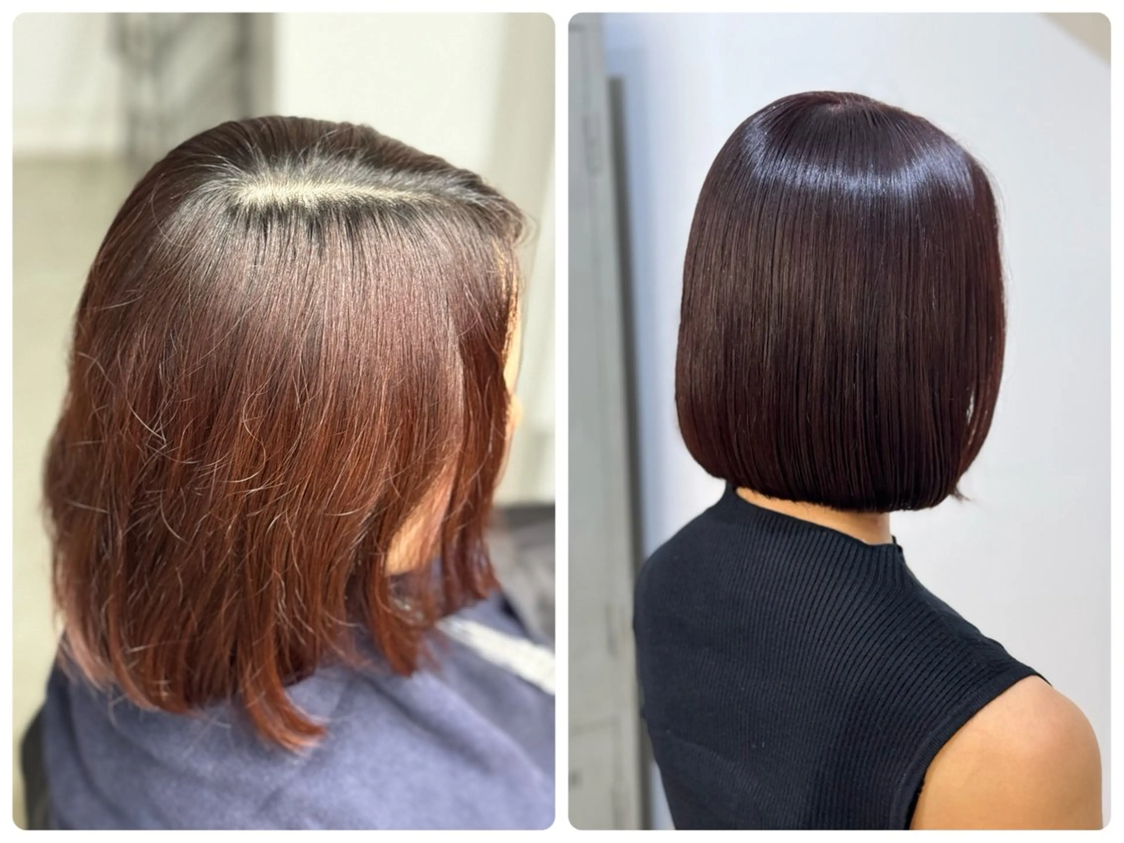 ショート カラー ボルドーカラー ブラウンカラー CARAL【カラル】所属・💐髪質改善 Hカラー💐HIDEのヘアスタイル