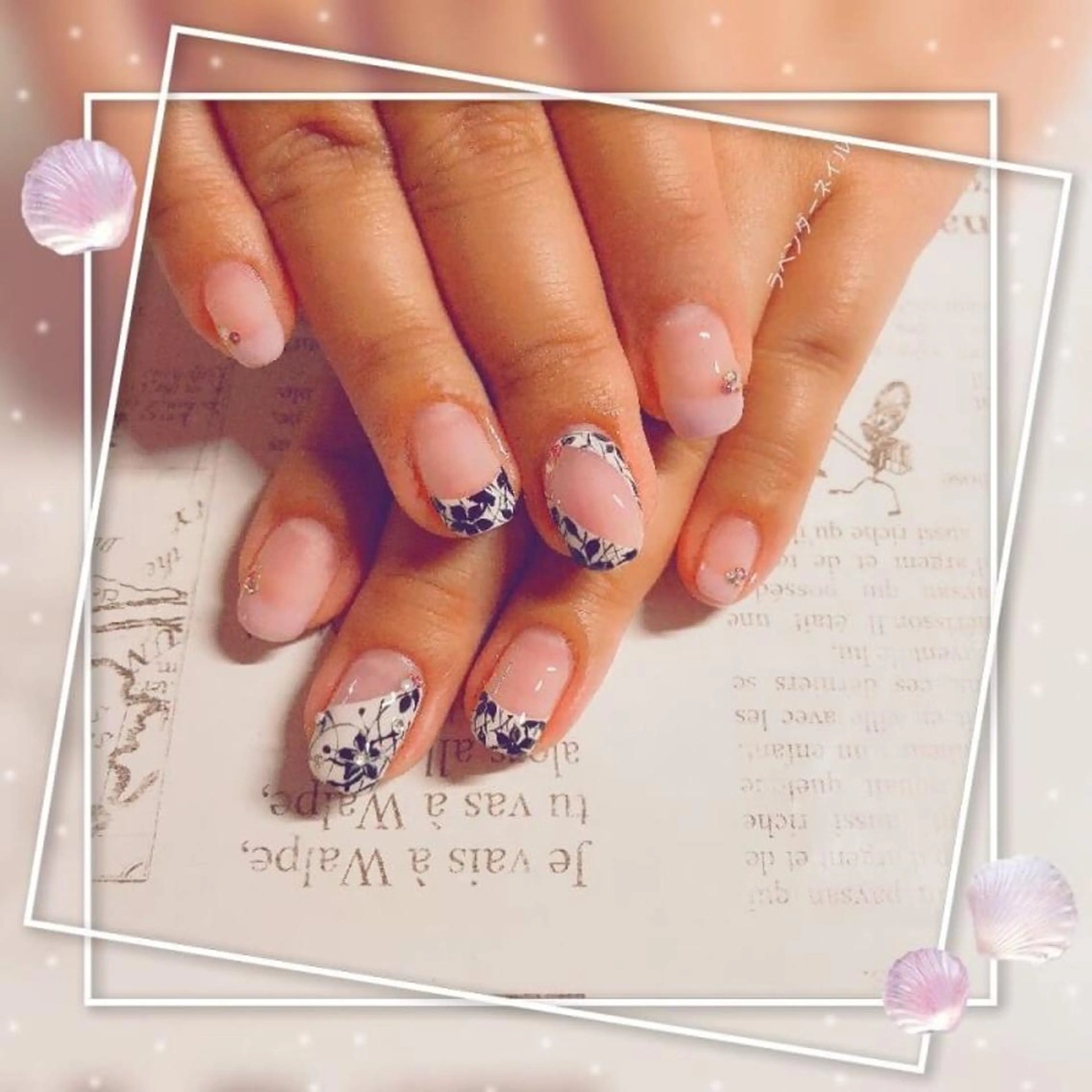 ネイル ラベンダー💖日暮里 ルル💖ネイルのネイルデザイン