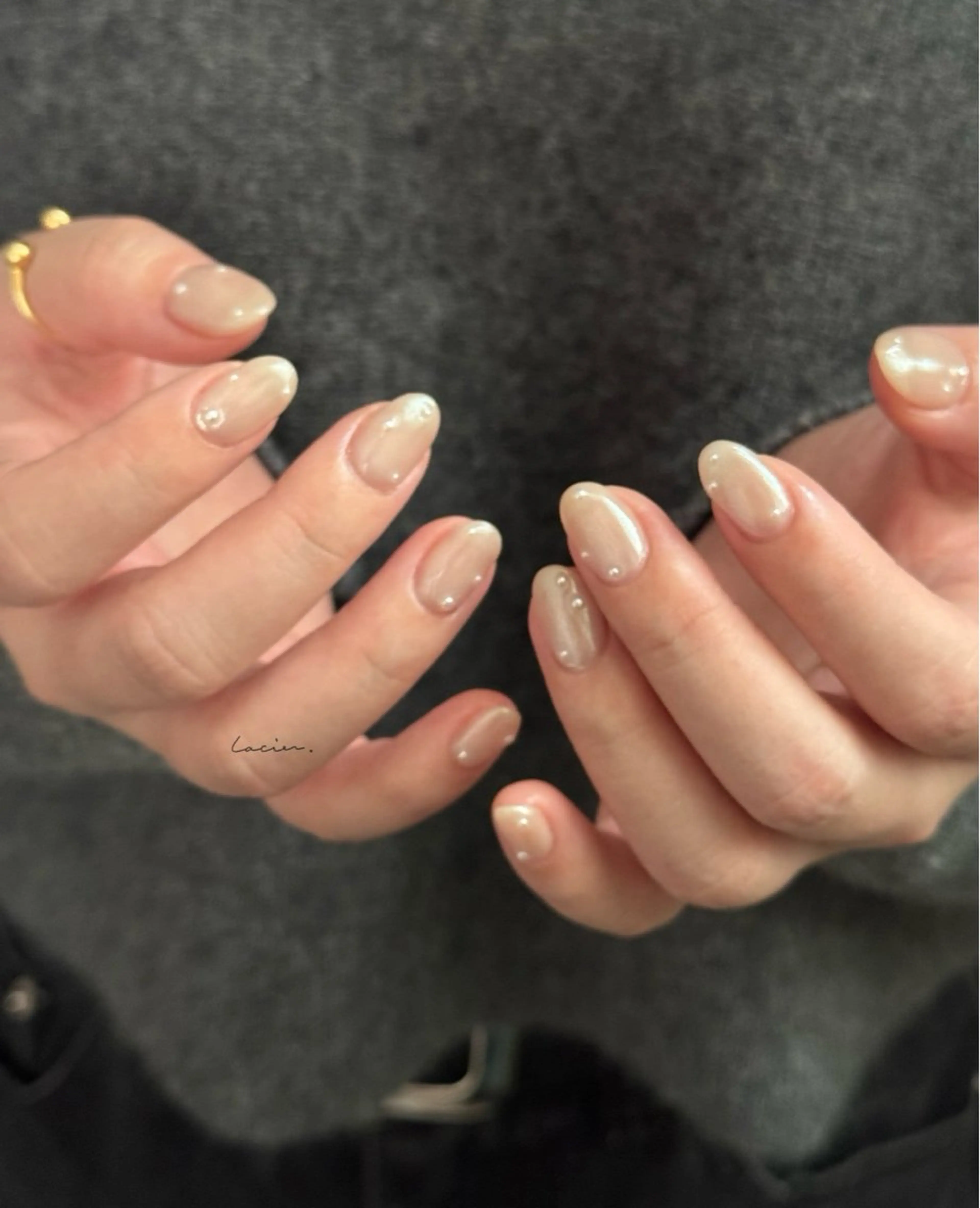 ネイル シンプルネイル ハンドネイル lacier nailのネイルデザイン