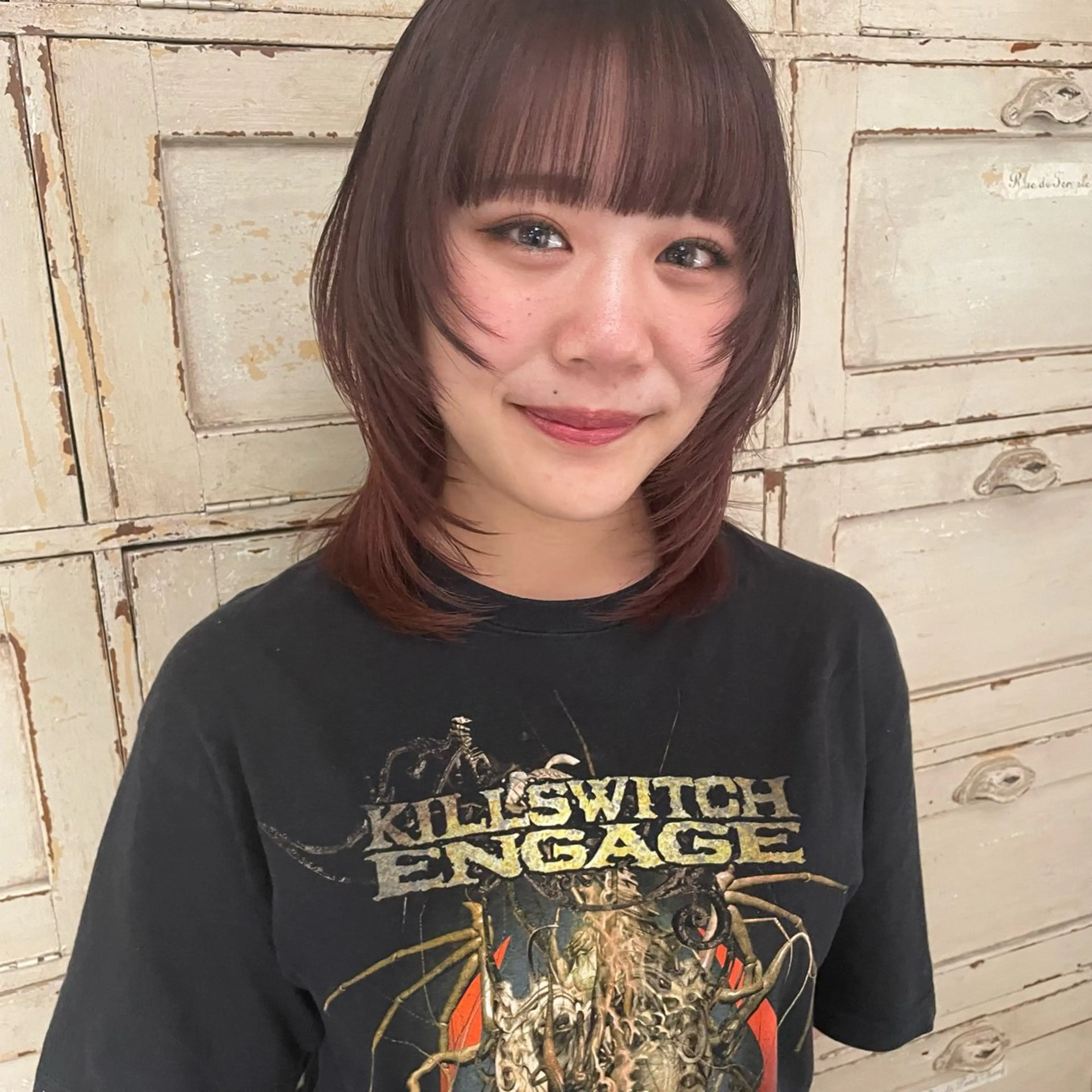 ミディアム カット RorriM natsuのヘアスタイル