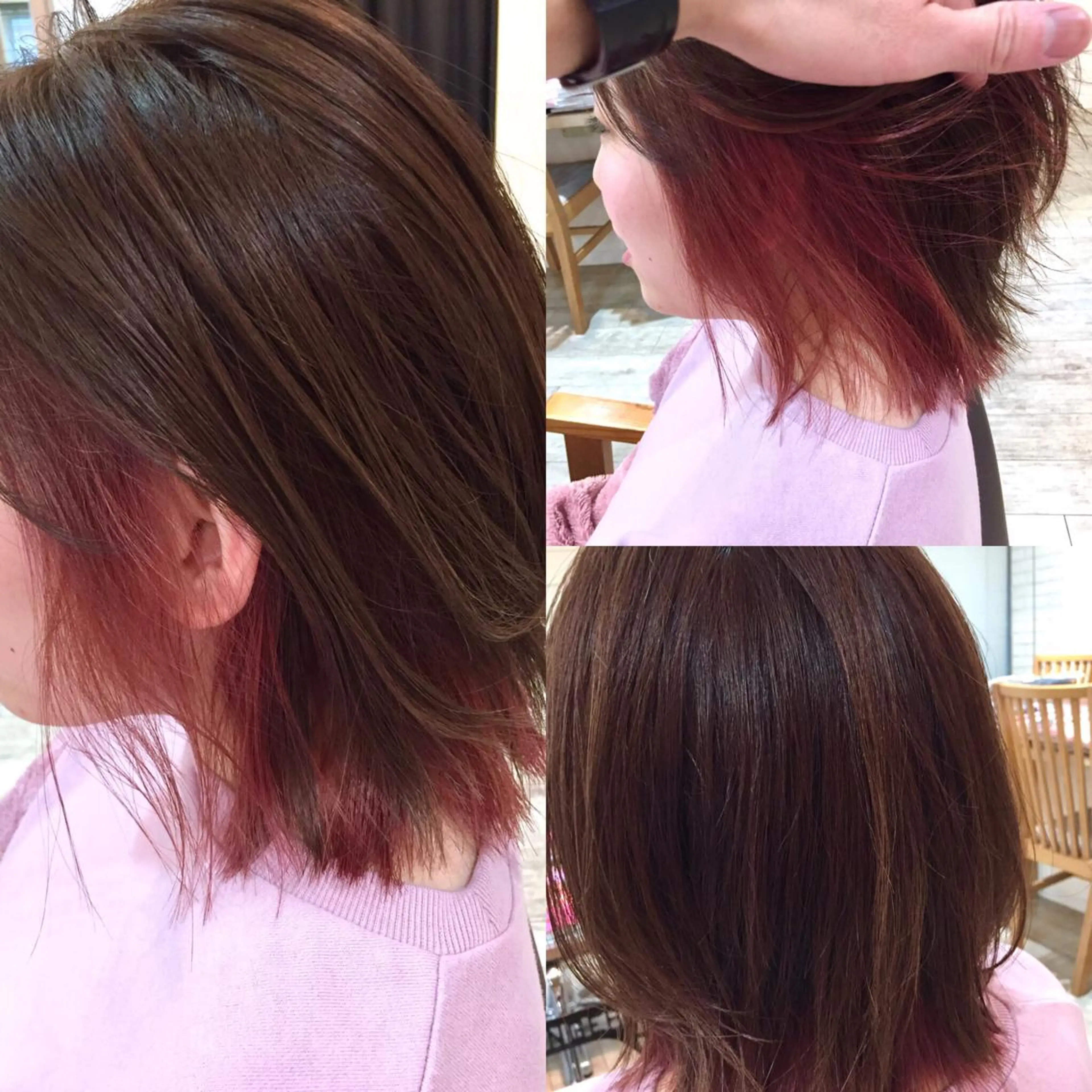 ショート カラー アッシュ ベージュカラー ブリーチ ピンクカラー color & care  Lita所属・カラーアンドケアリタ kitamuuuのヘアスタイル