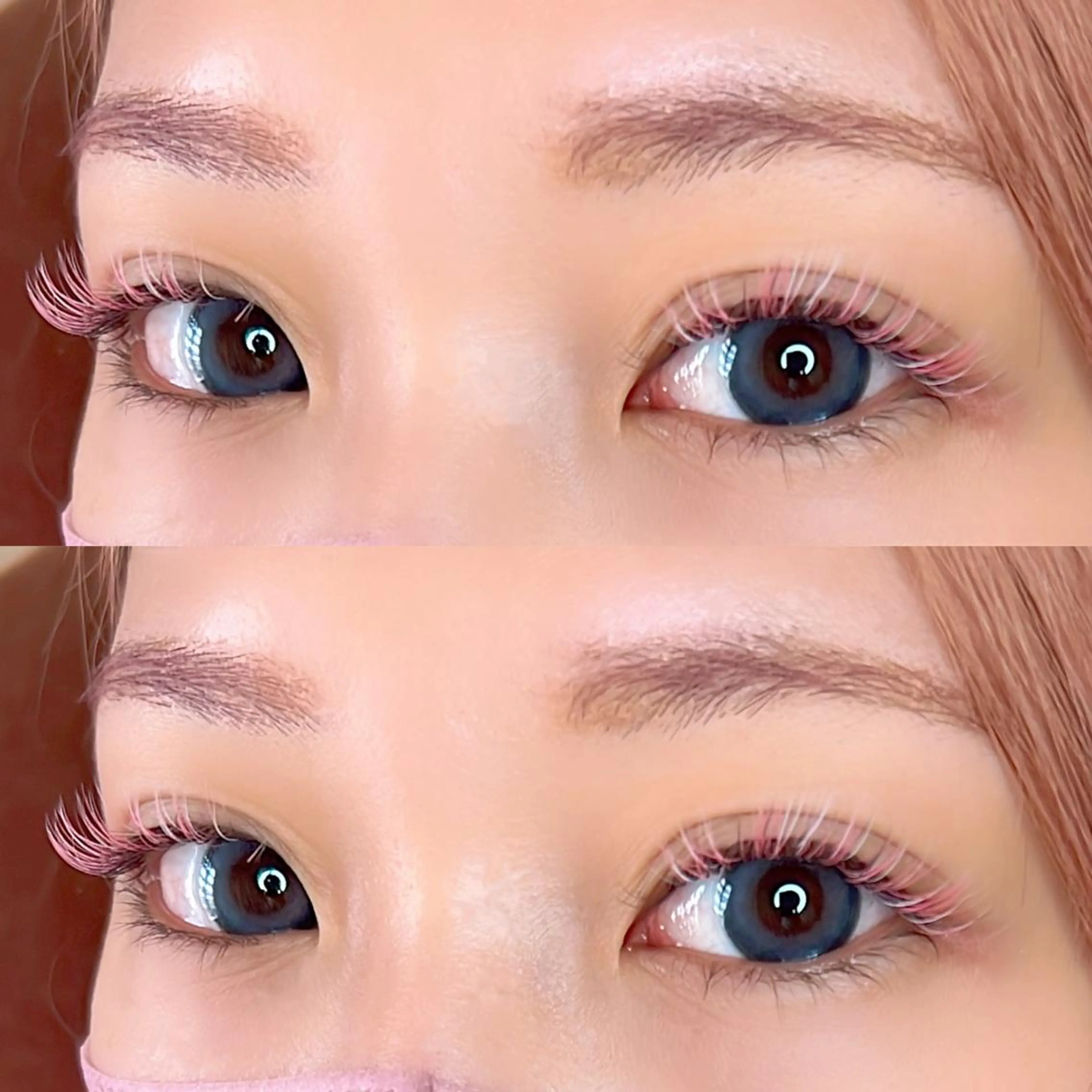 マツエク・マツパ カラーマツエク フラットラッシュ Belinda 🦋二見陽子のマツエク・マツパデザイン