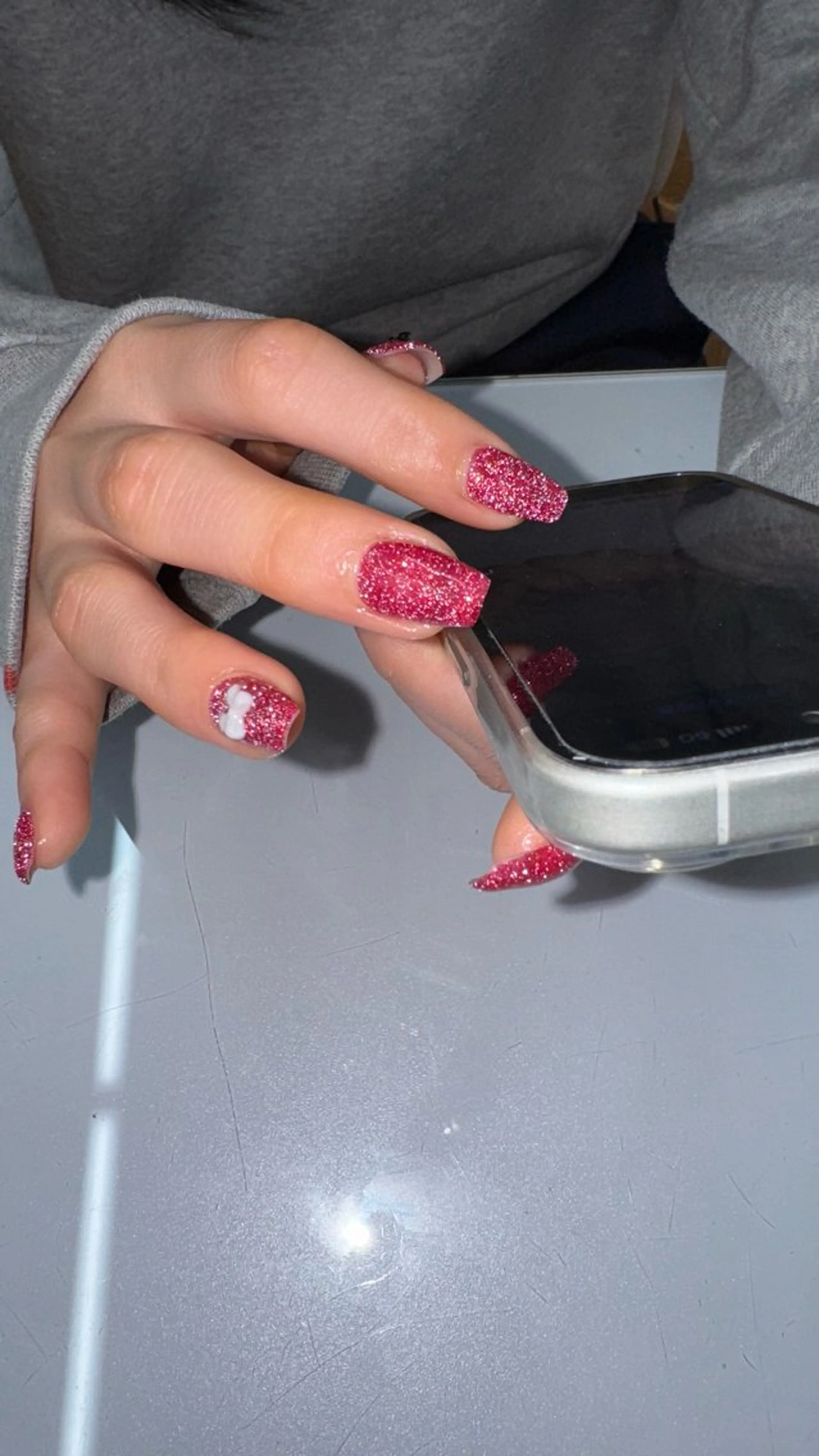 ネイル フラッシュネイル 赤色 Nail Sant Esperanza by SALON DE やす所属・Sant Esperanzaのネイルデザイン