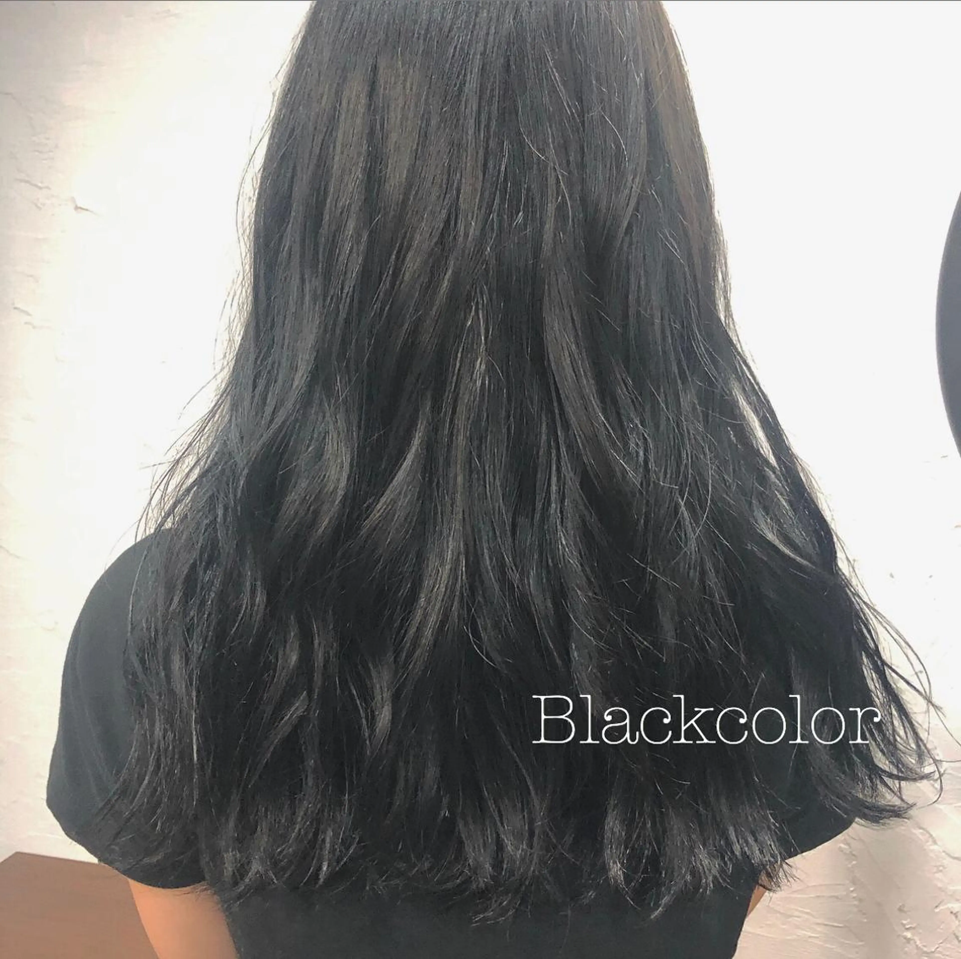 セミロング カラー 黒髪 🫧chinatsu 🫧のヘアスタイル