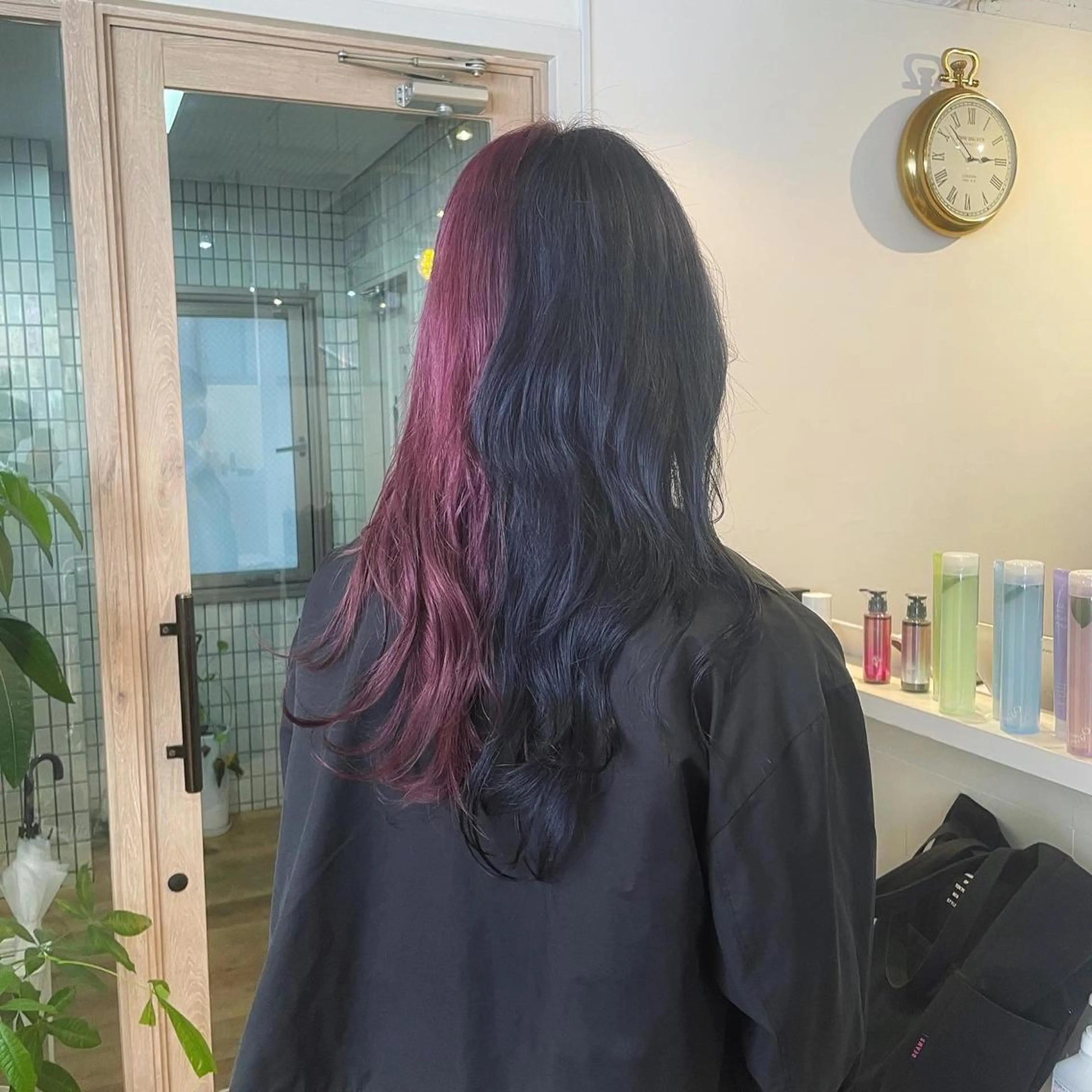 ロング カラー 🇰🇷ハイトーン× 韓国レイヤー레이어드のヘアスタイル