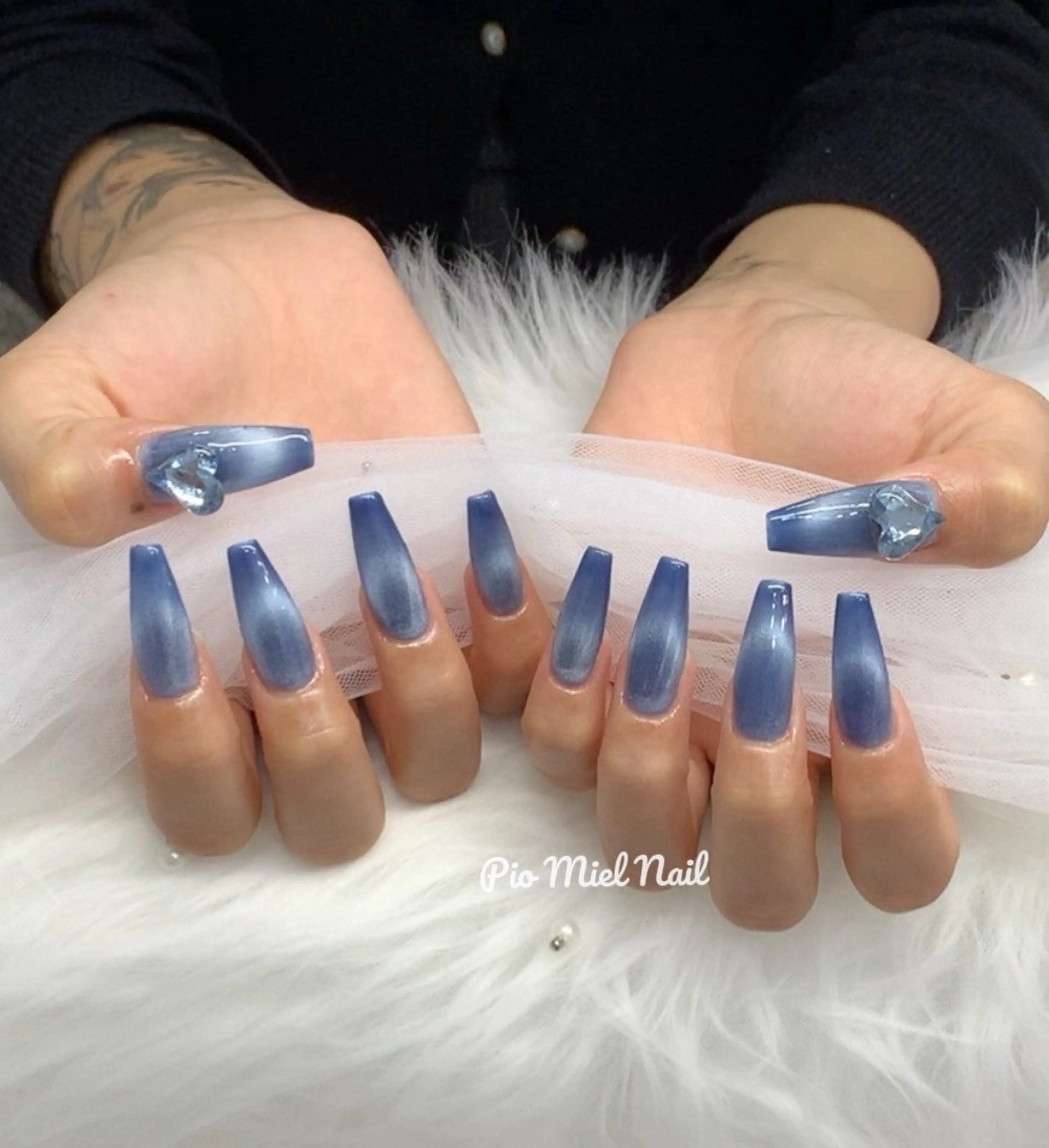 [お気に入りした方限定] 🎀チップ長さだし10本★マグネット🌻グラデーション🌻ミラ ¥9500の写真