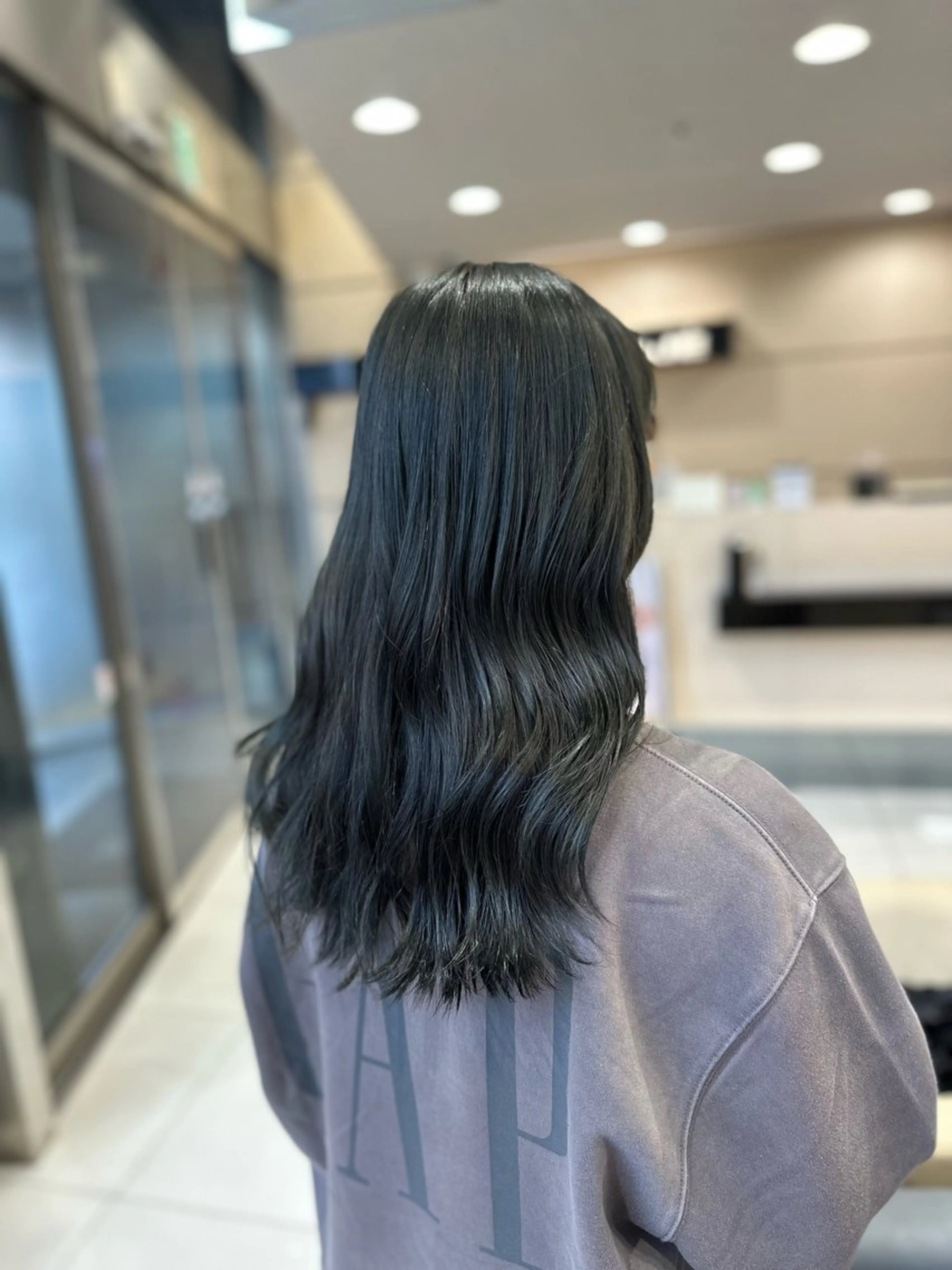 ロング カラー カット ヘアカラー クロスパーマ/うる艶 カラー/Kurumiのヘアスタイル