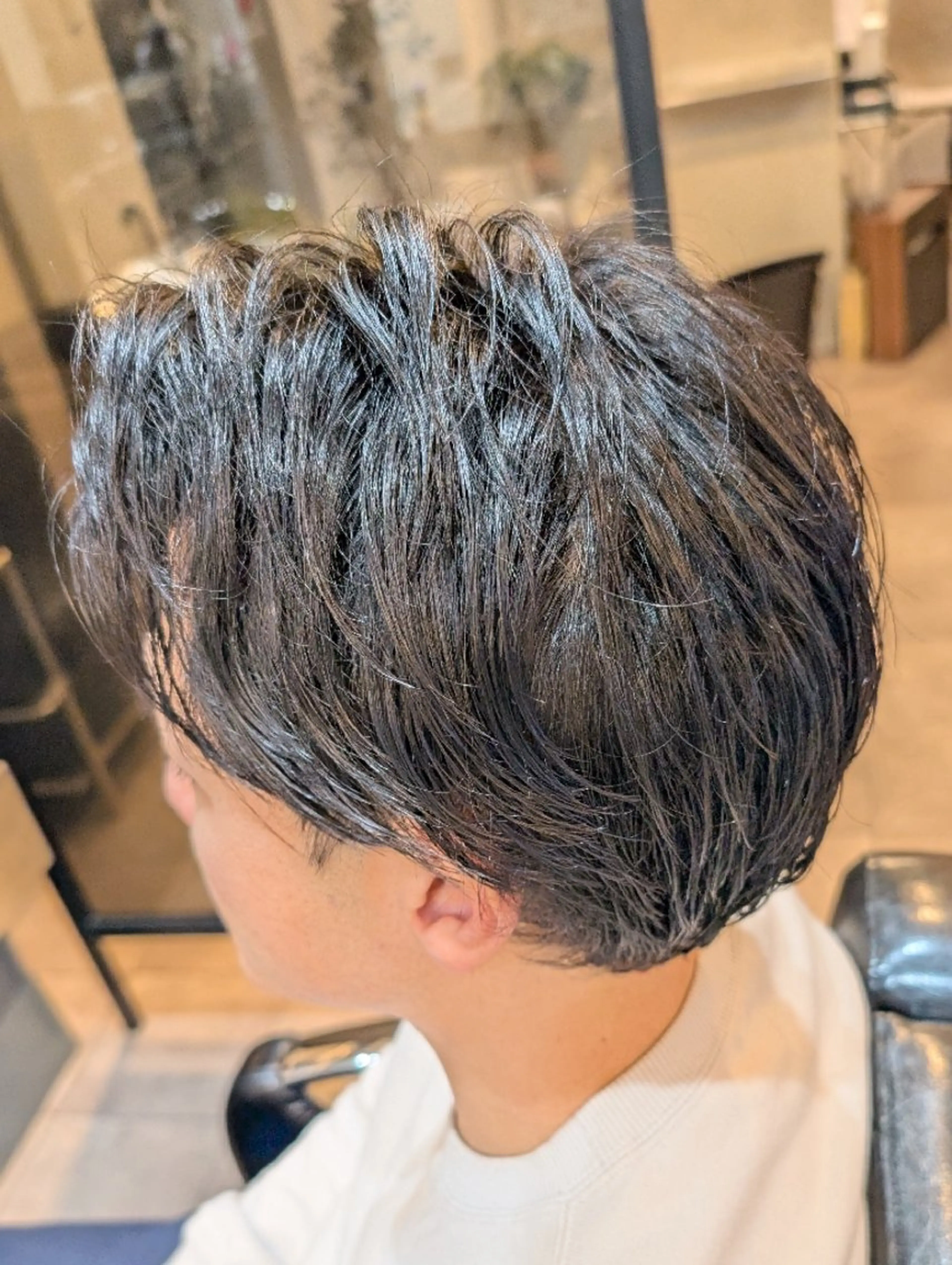 ミディアム メンズ QOL mens salon 円山所属・メンズ専門😎 QOL円山 YUTOのヘアスタイル