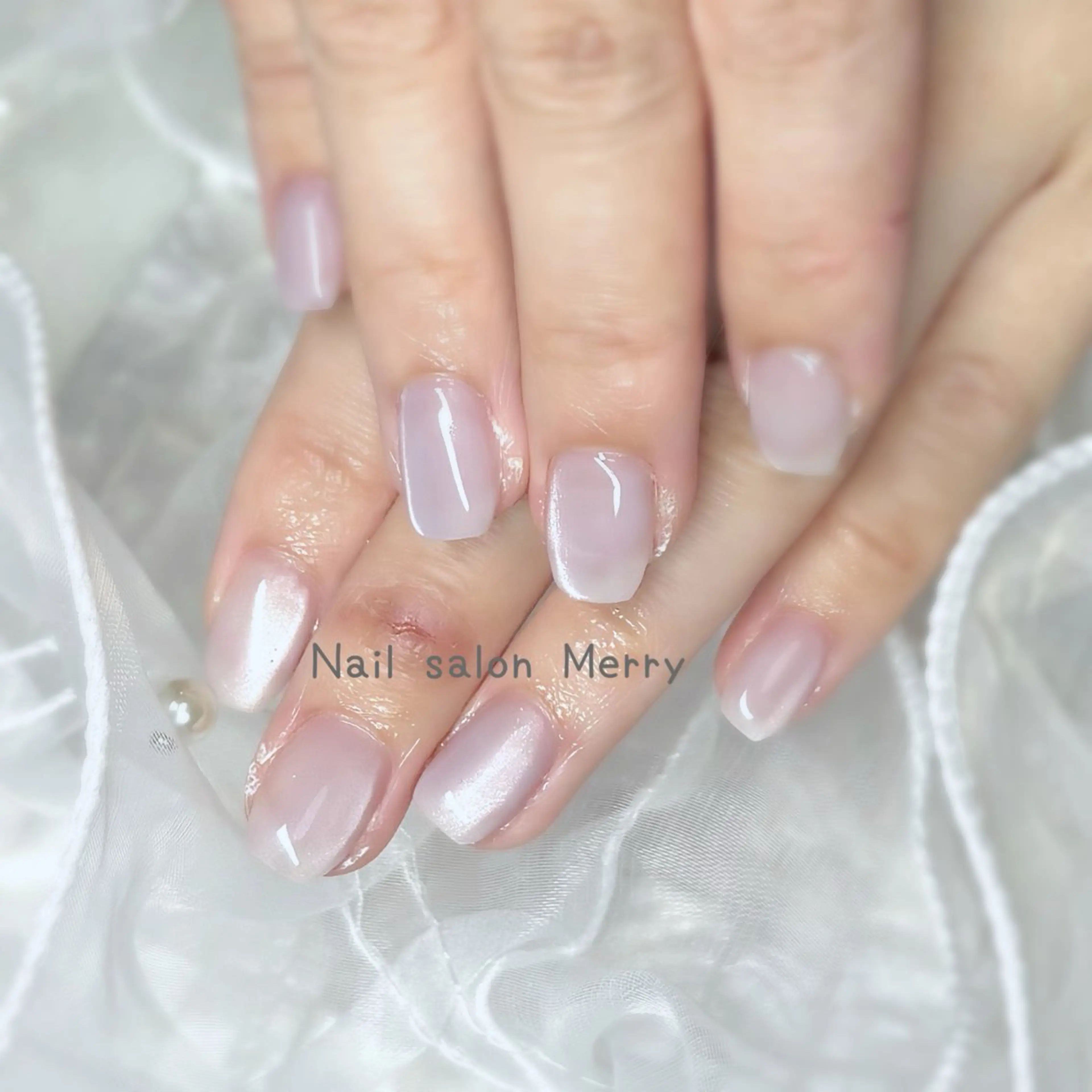 ネイル マグネットネイル ショートネイル ハンドネイル Nail salon Merryのネイルデザイン