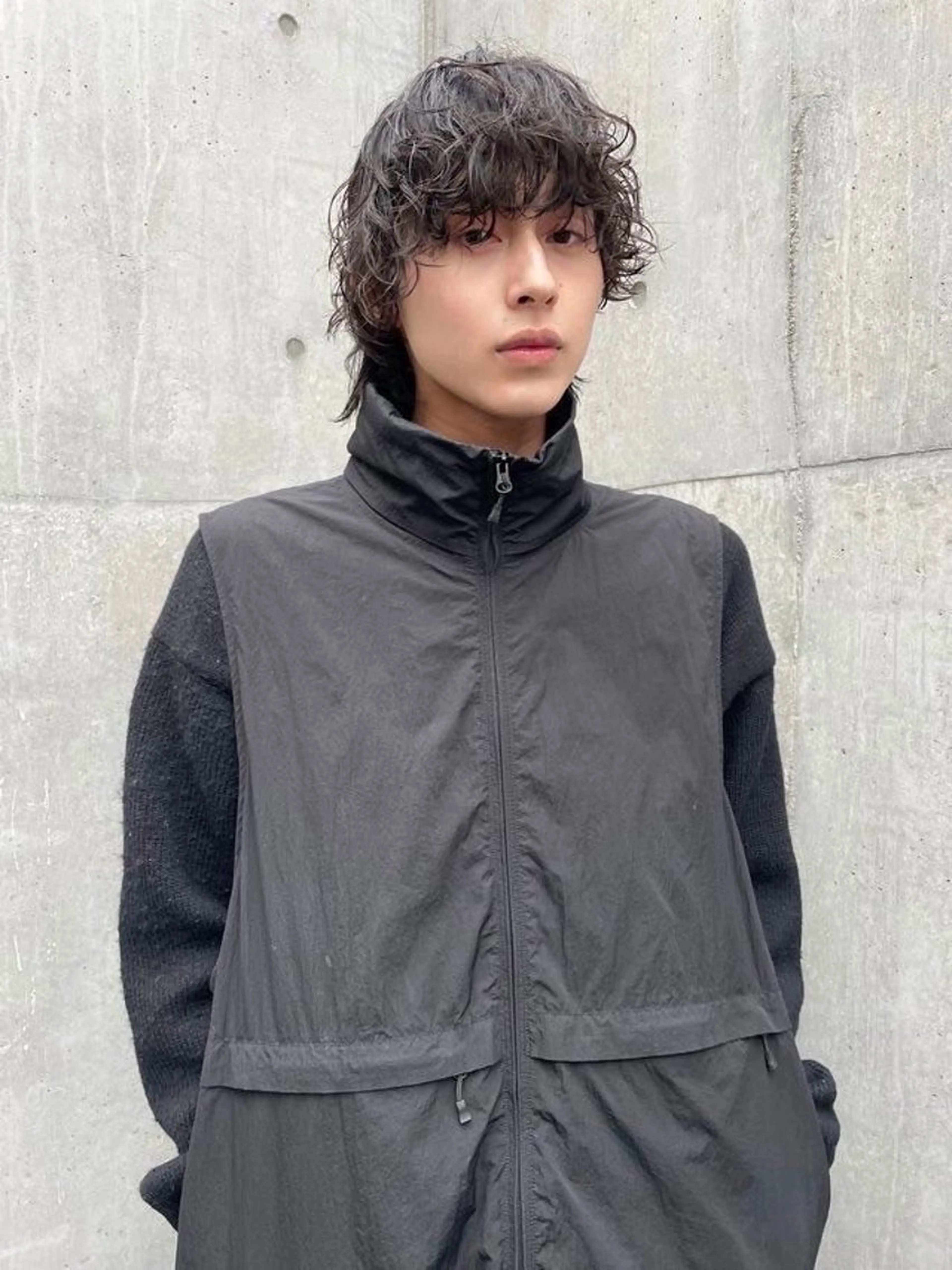 メンズ カット パーマ マナミ カット パーマモデル募集💫のヘアスタイル