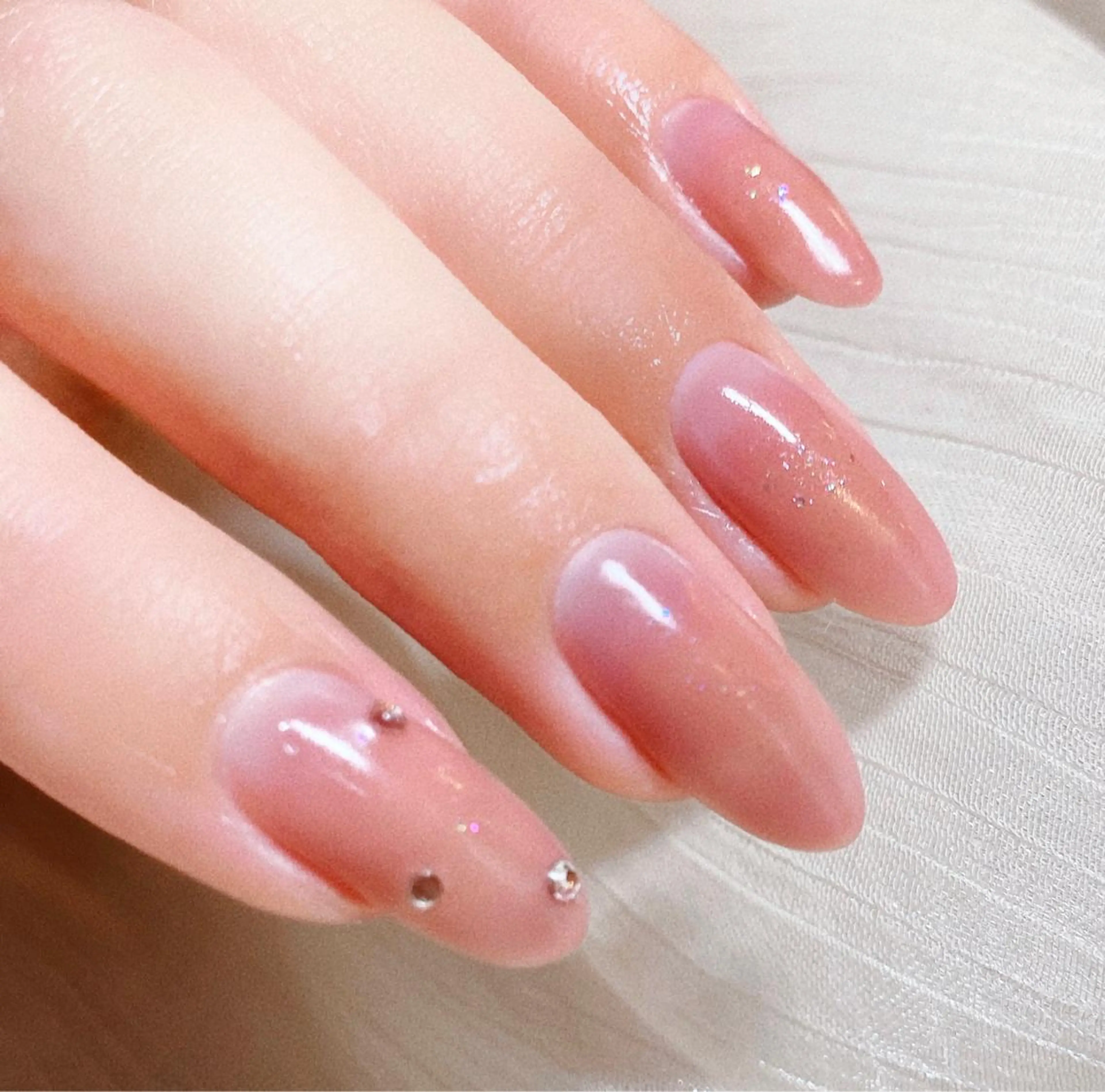 ネイル 長さ出し ハンドネイル Nailist SUZU所属・Nailist suzuのネイルデザイン