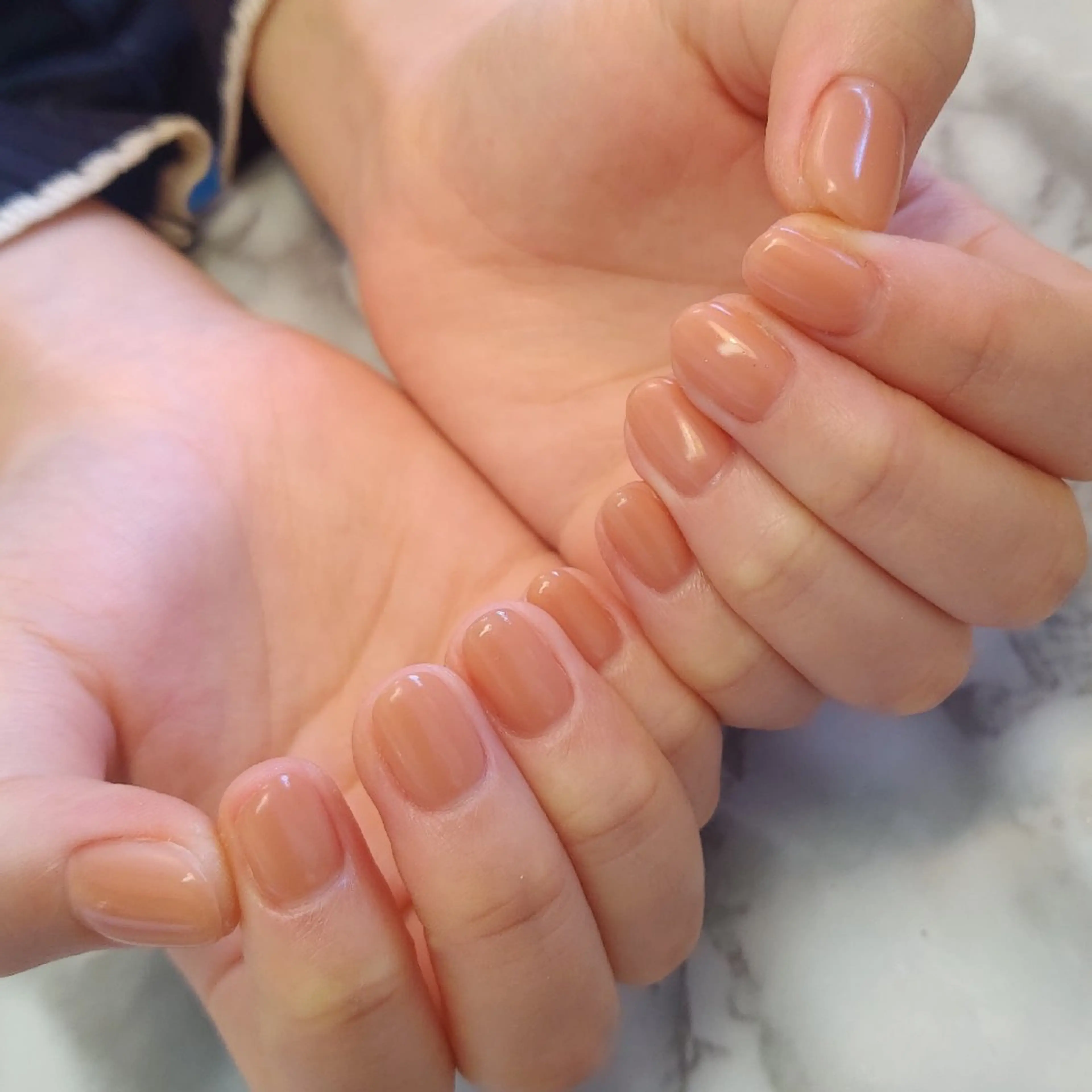 ネイル ワンカラーネイル ジェヌインネイル 河内のネイルデザイン