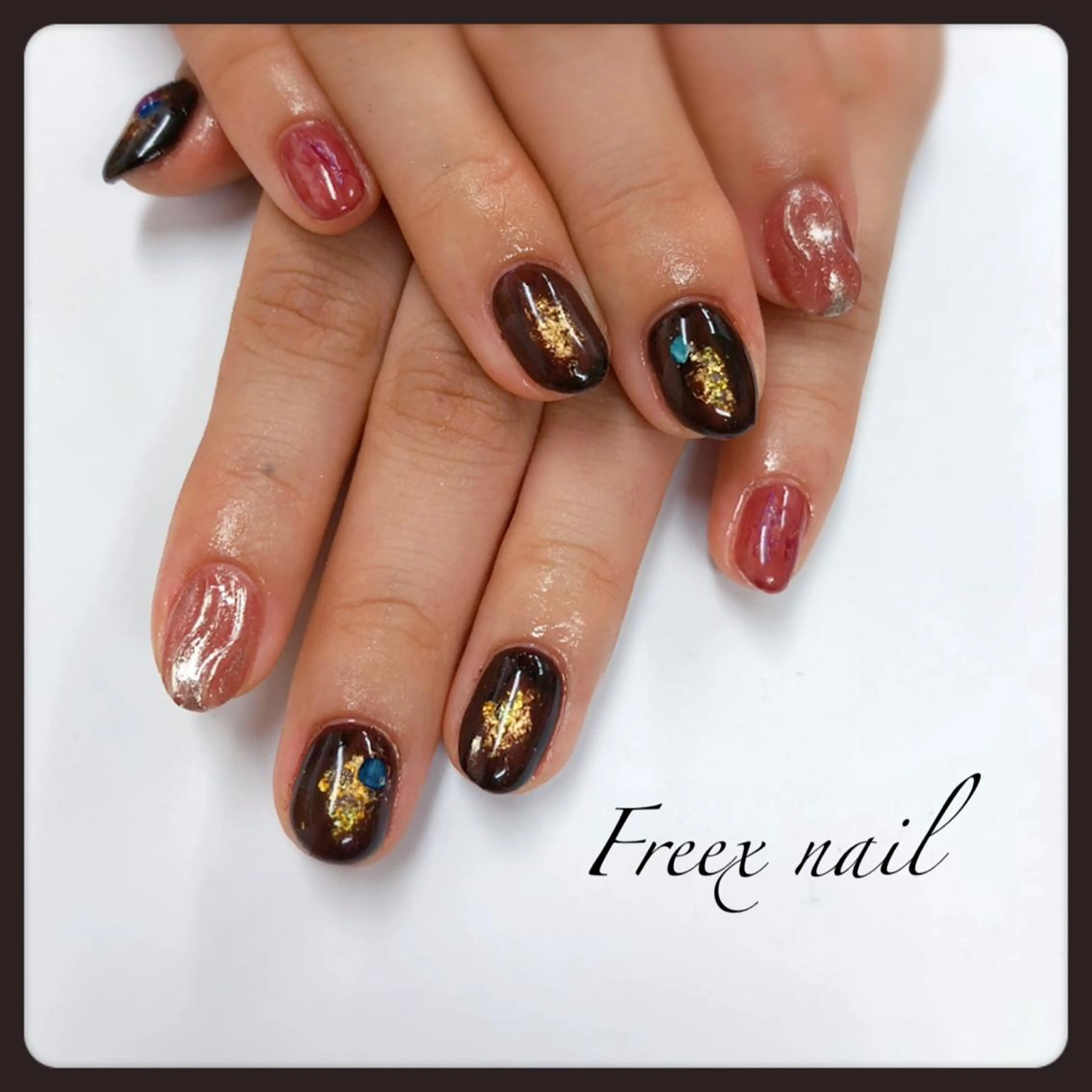 ネイル Freex nail所属・freex nail /ニュアンス/個性派のネイルデザイン